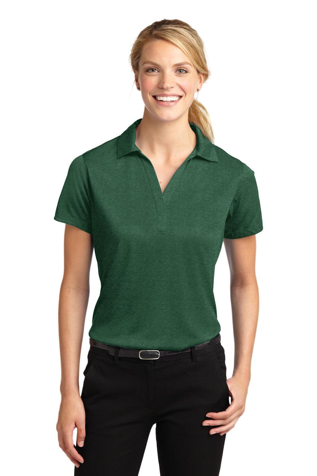 Sport-Tek Ladies Heather Contender Polo