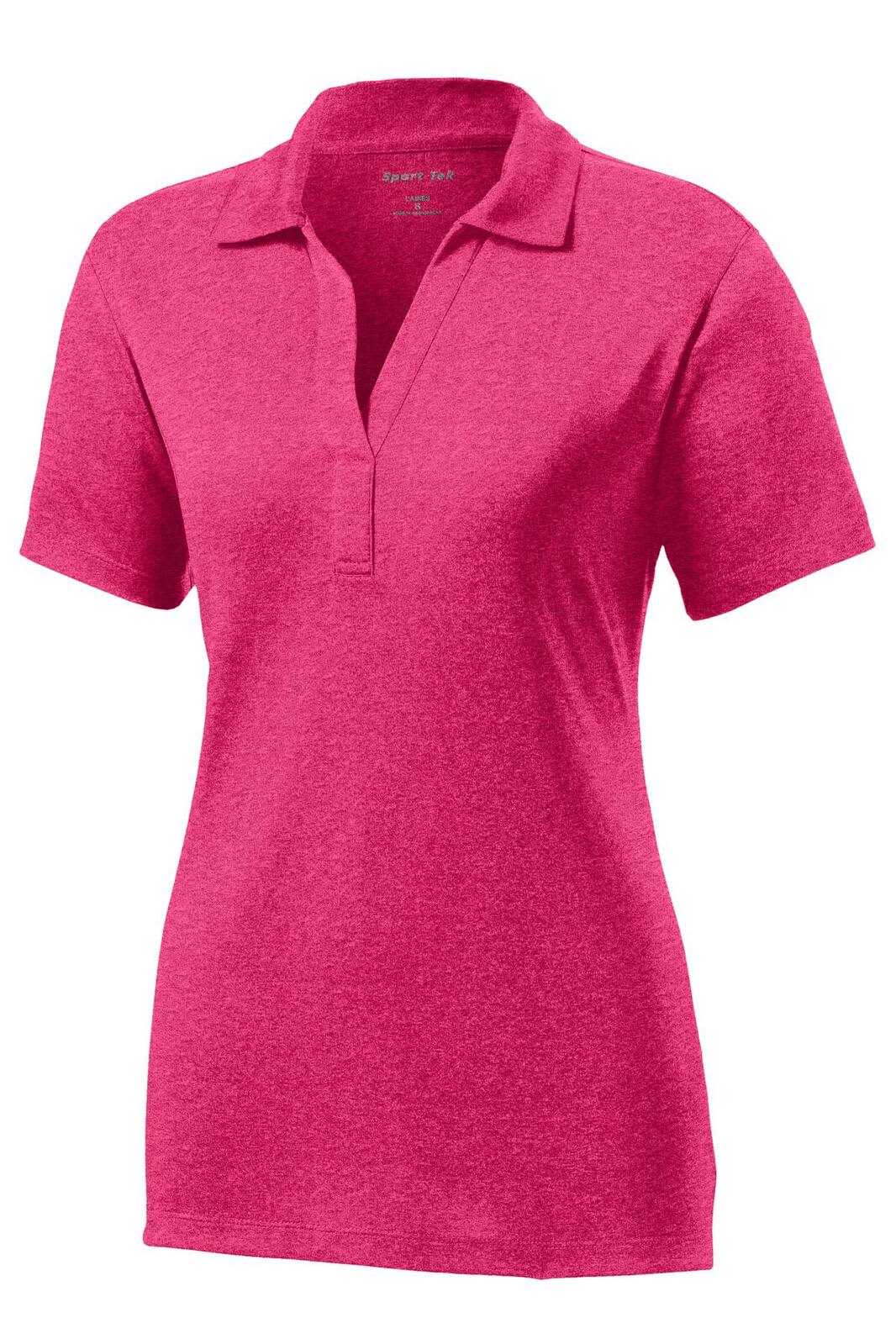 Sport-Tek Ladies Heather Contender Polo