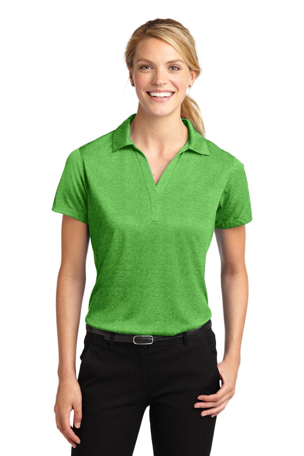 Sport-Tek Ladies Heather Contender Polo