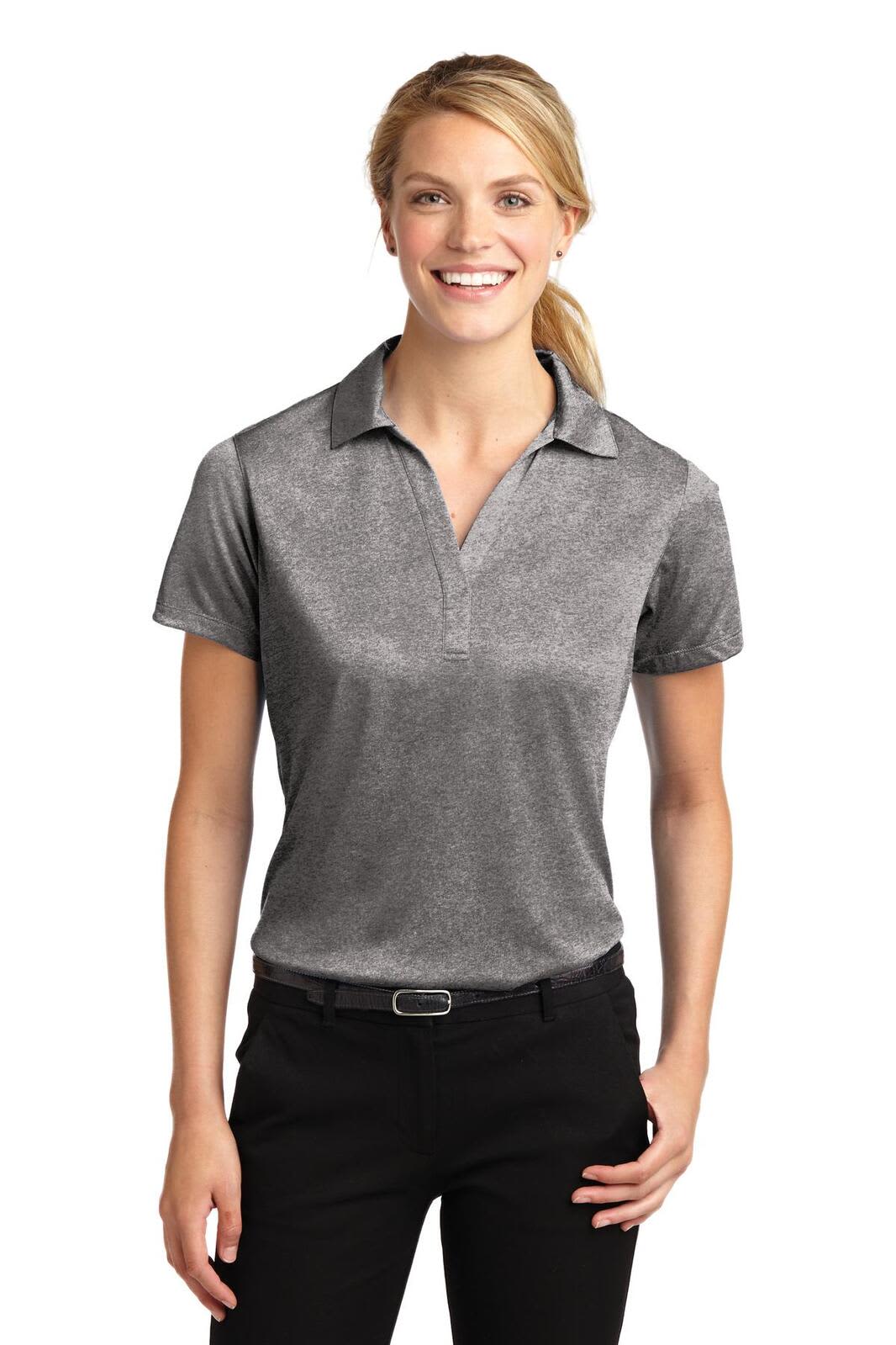 Sport-Tek Ladies Heather Contender Polo