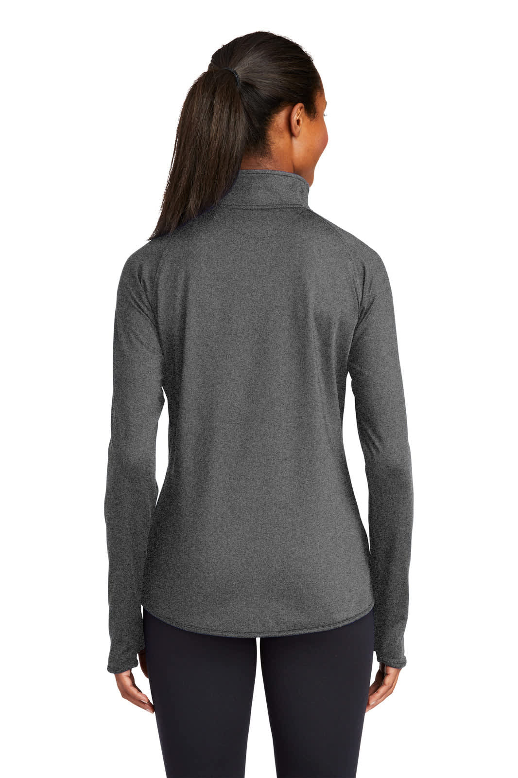 Sport-Tek Ladies Sport-Wick Stretch 1/2-Zip Pullover