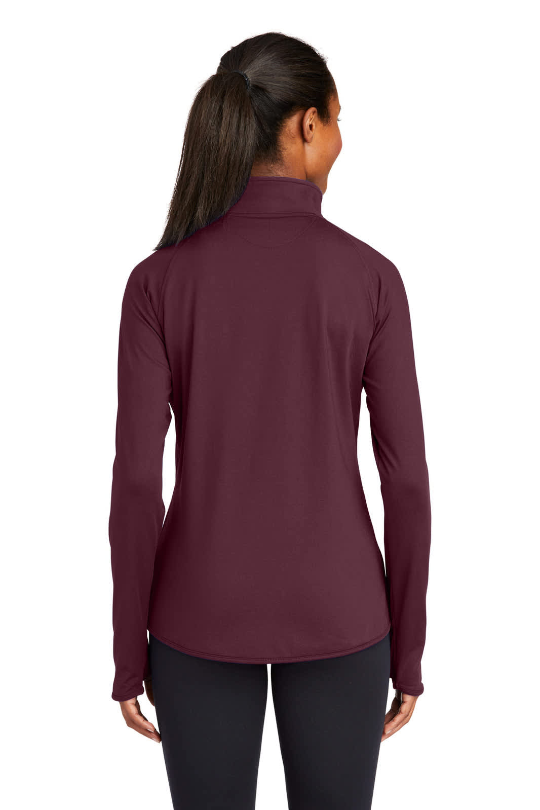 Sport-Tek Ladies Sport-Wick Stretch 1/2-Zip Pullover