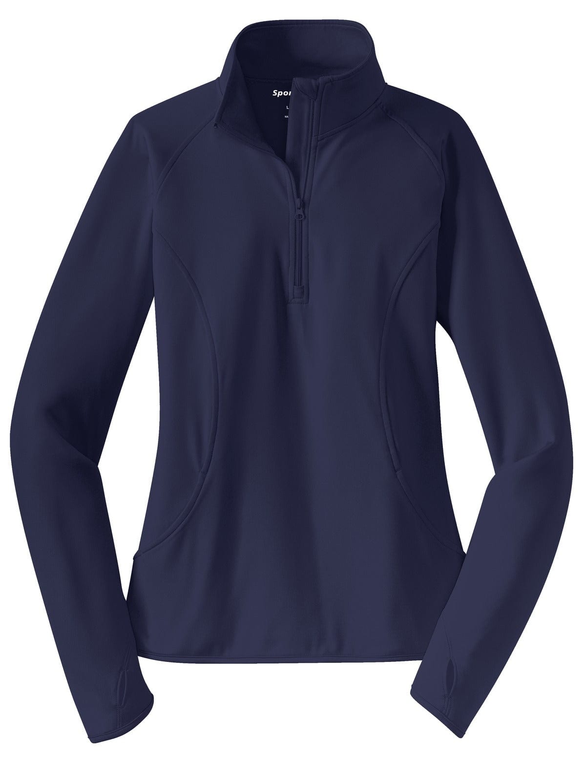 Sport-Tek Ladies Sport-Wick Stretch 1/2-Zip Pullover