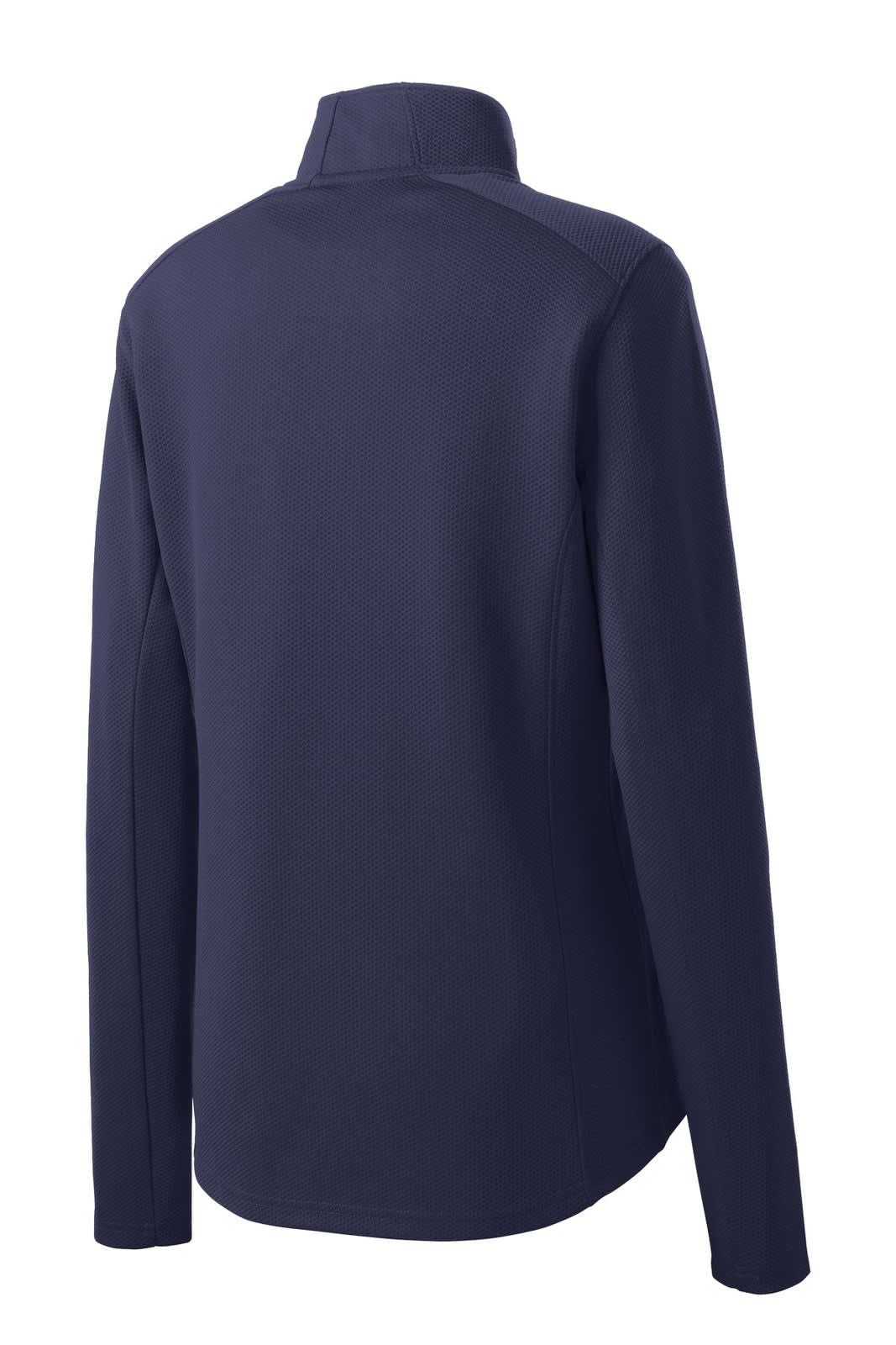 Sport-Tek Ladies Sport-Wick Textured 1/4-Zip Pullover