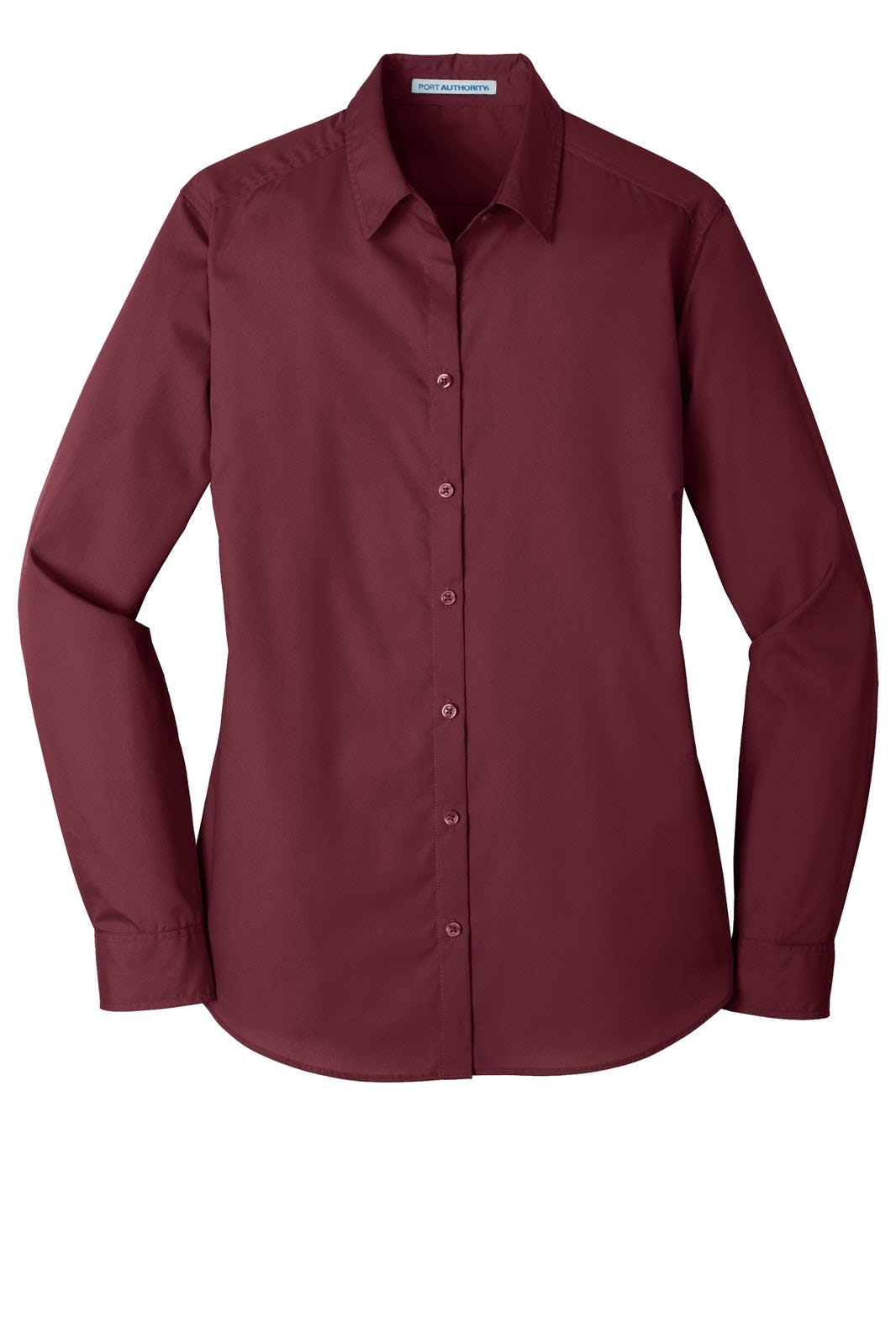 Port Authority Ladies Long Sleeve Carefree Poplin Shirt
