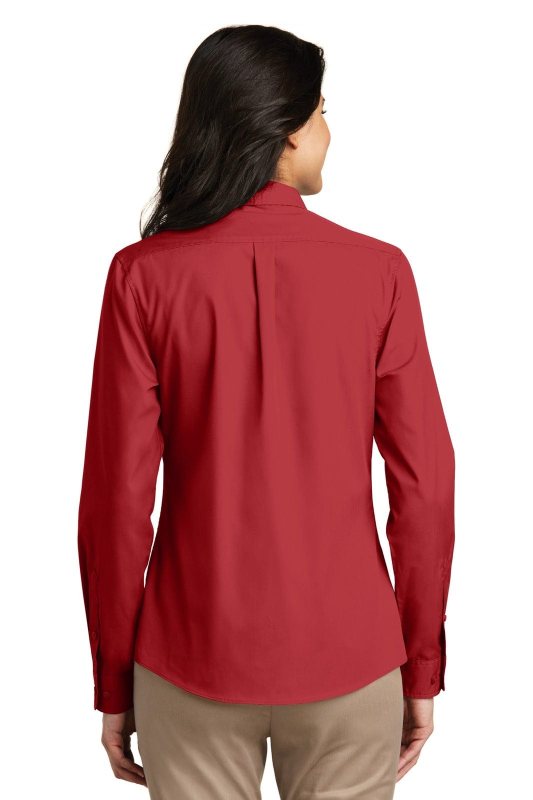 Port Authority Ladies Long Sleeve Carefree Poplin Shirt