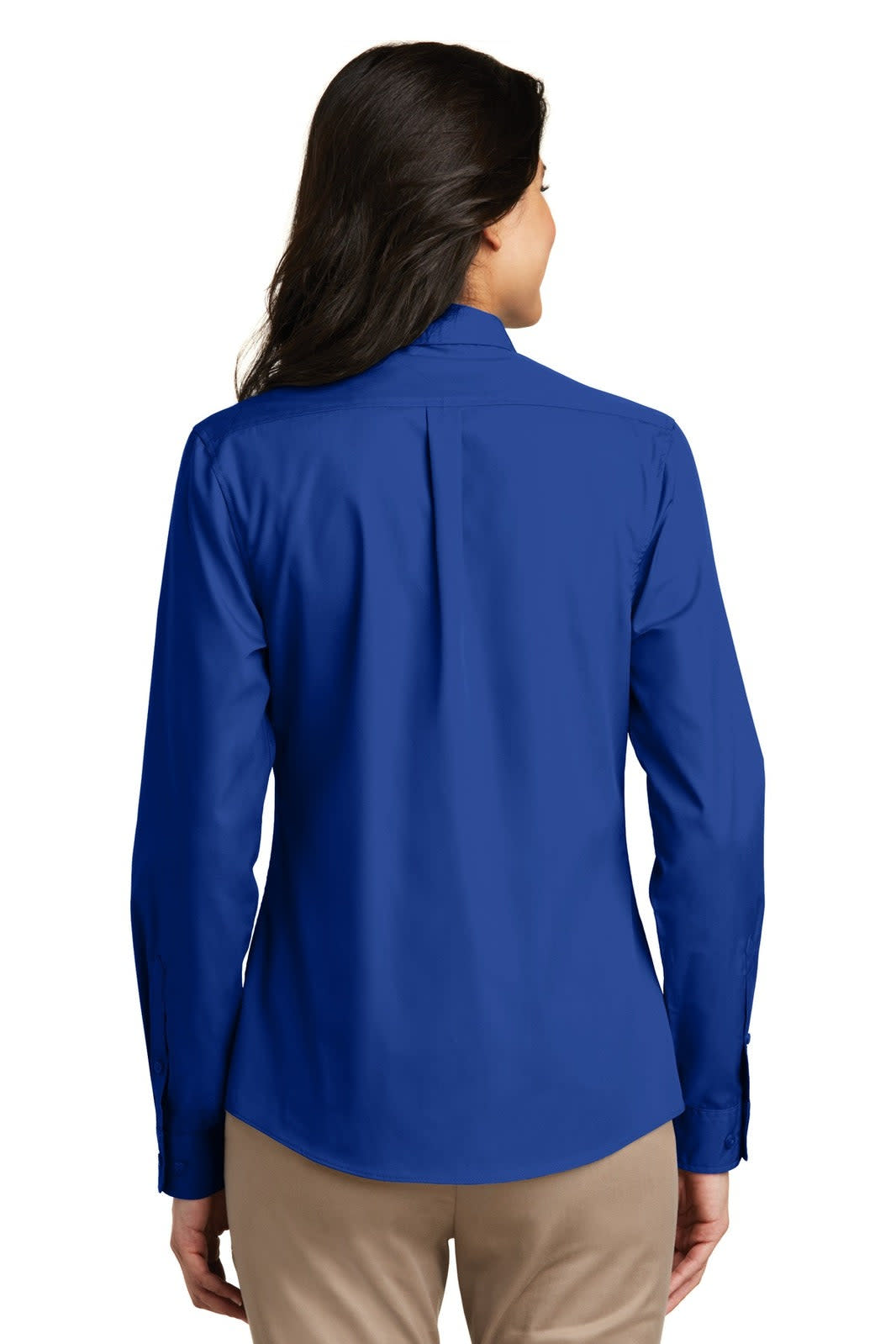 Port Authority Ladies Long Sleeve Carefree Poplin Shirt