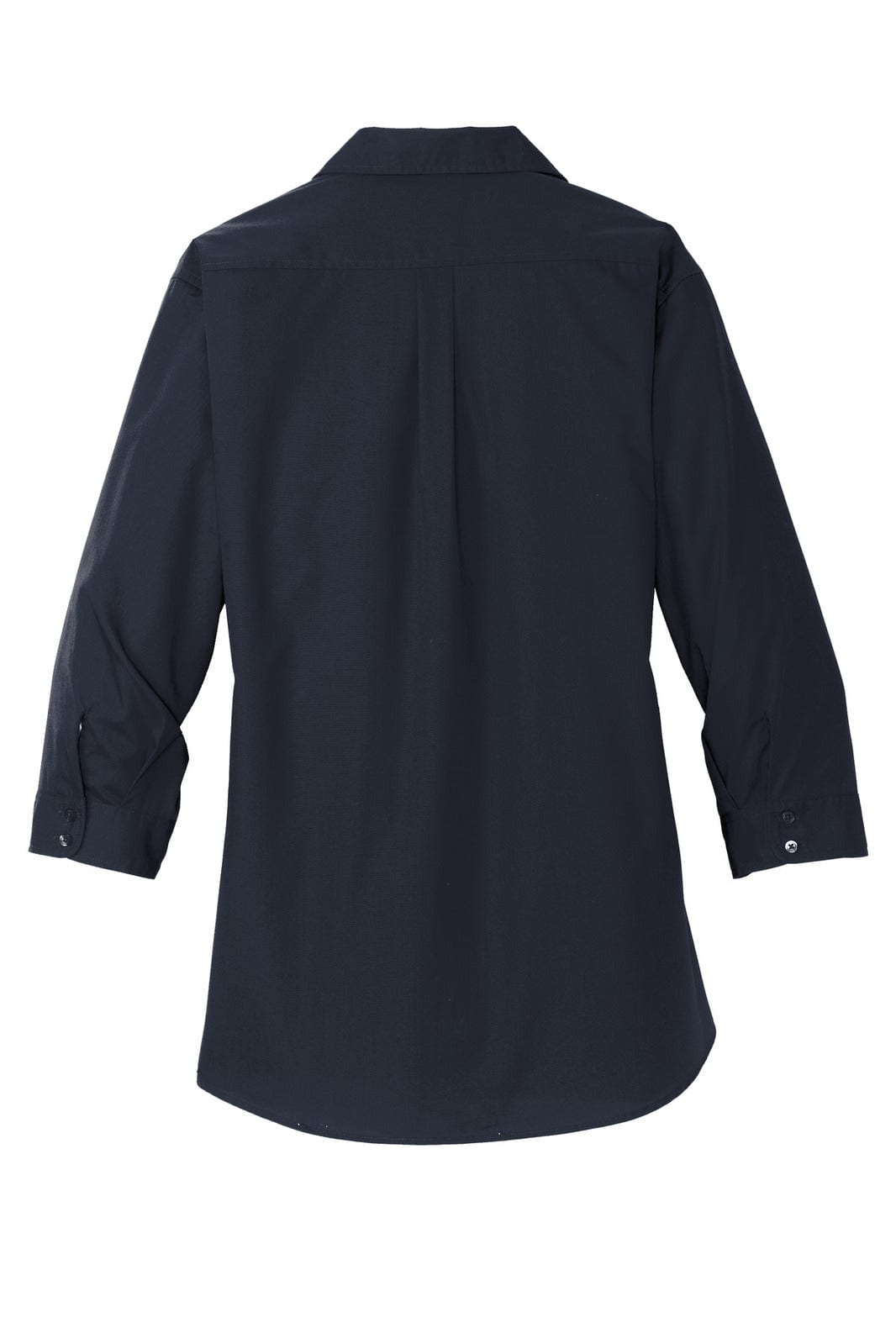 Port Authority Ladies 3/4-Sleeve Carefree Poplin Shirt