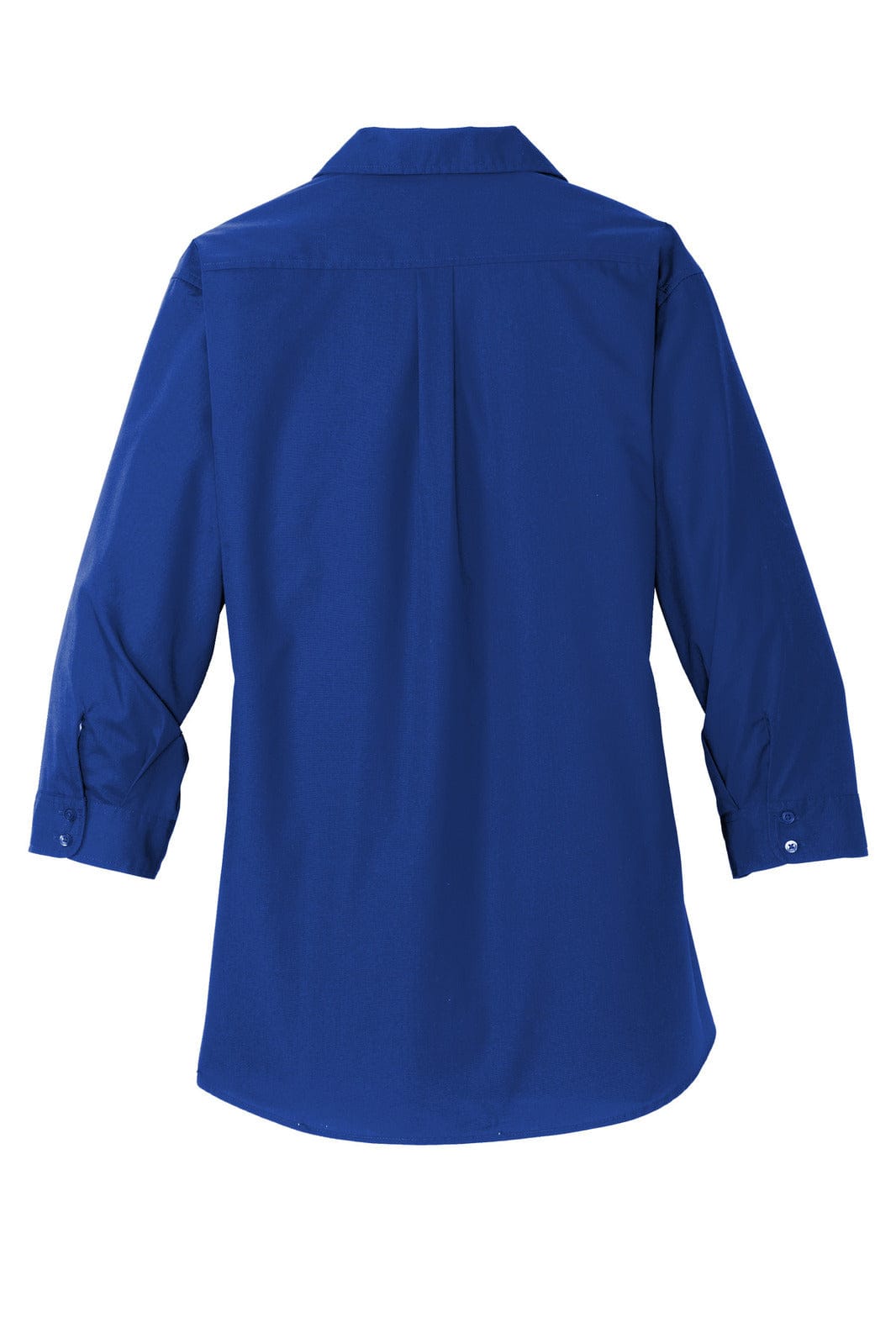 Port Authority Ladies 3/4-Sleeve Carefree Poplin Shirt