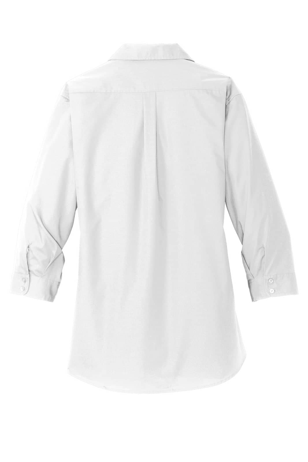 Port Authority Ladies 3/4-Sleeve Carefree Poplin Shirt