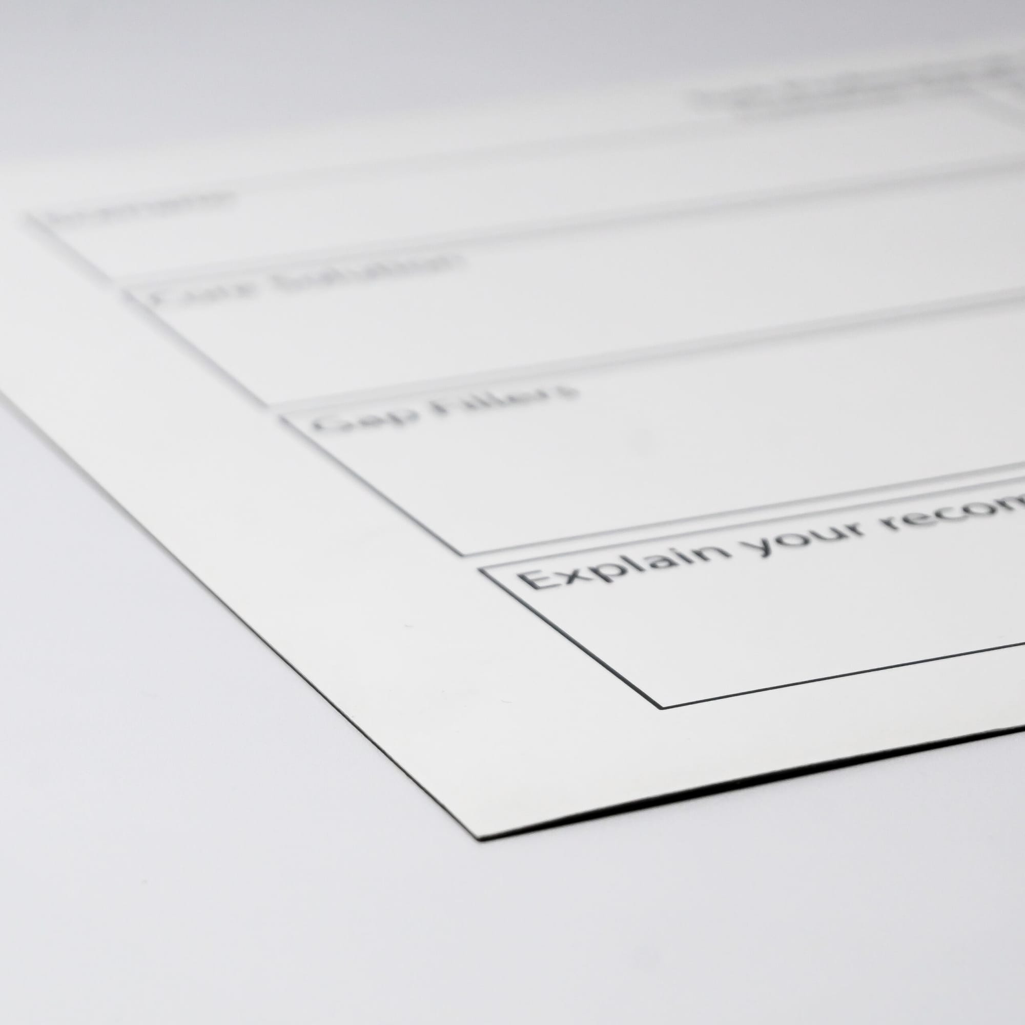 Magnetic Whiteboard (297mm x 420mm)
