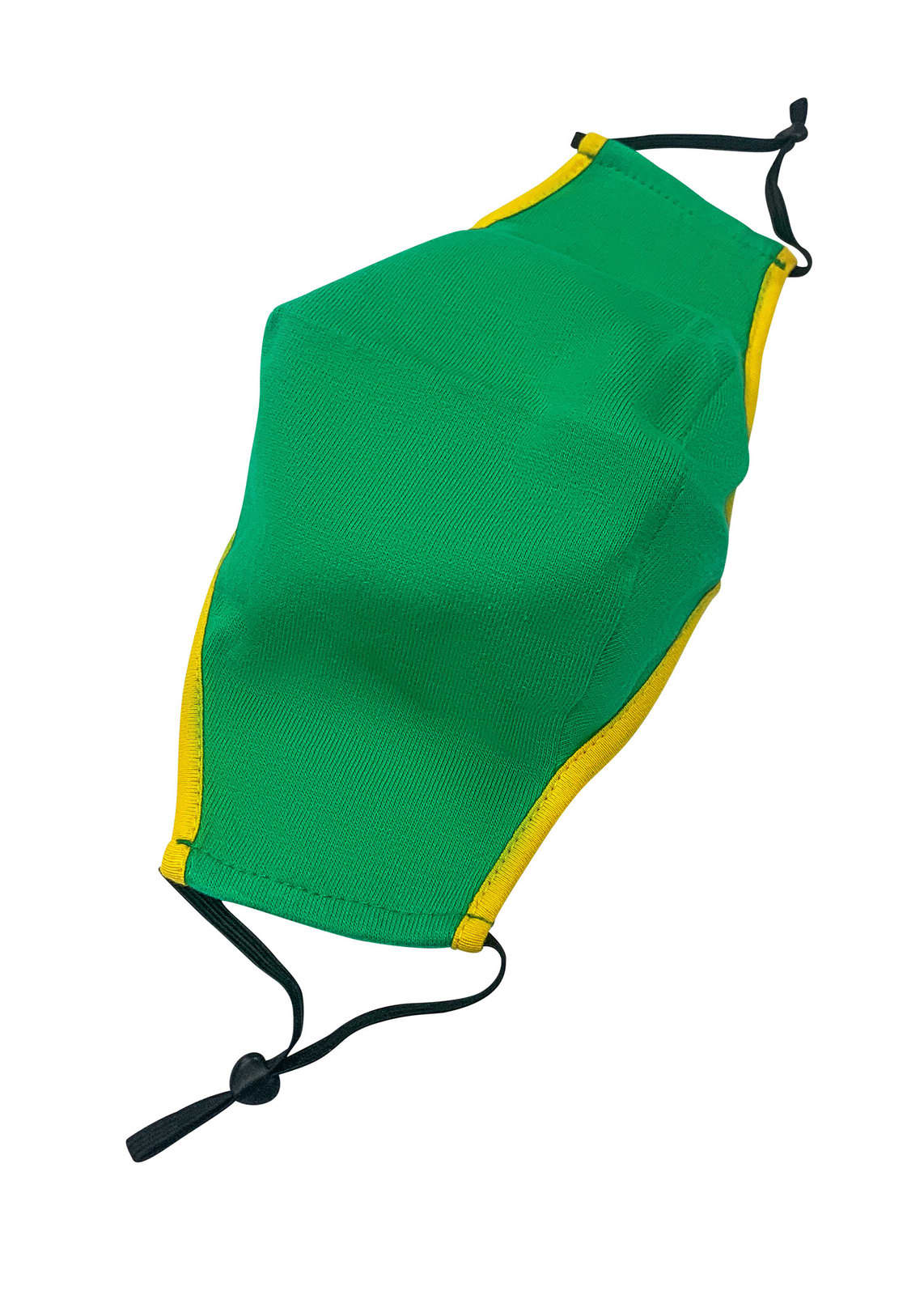 Contrast One Piece Cotton Face Masks With Adjustable toggle