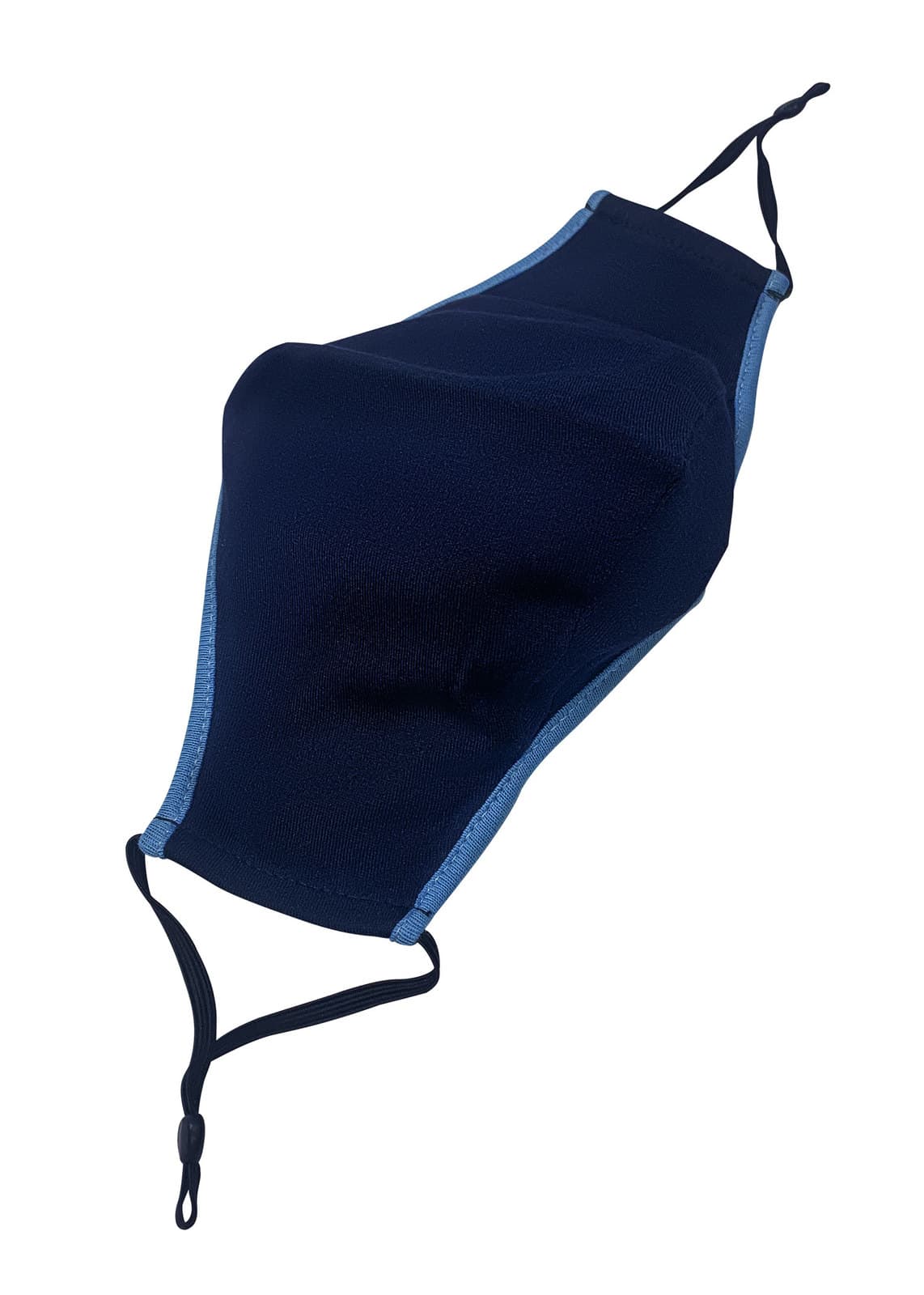 Contrast One Piece Cotton Face Masks With Adjustable toggle