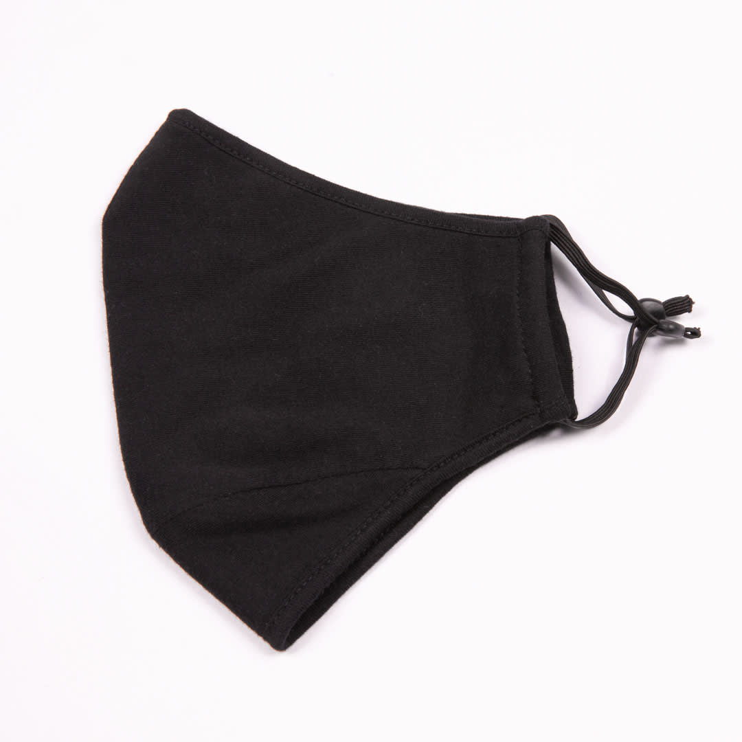 Adult 3 Layer One Piece Face Masks with Adjustable toggle