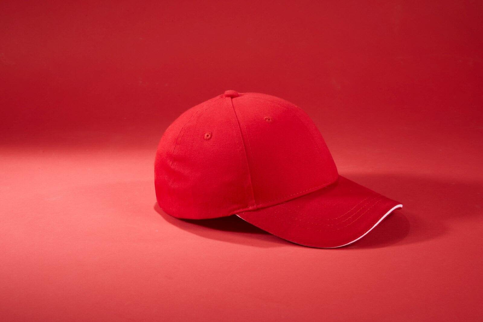 6 Panel Brushed Sandwich Cap