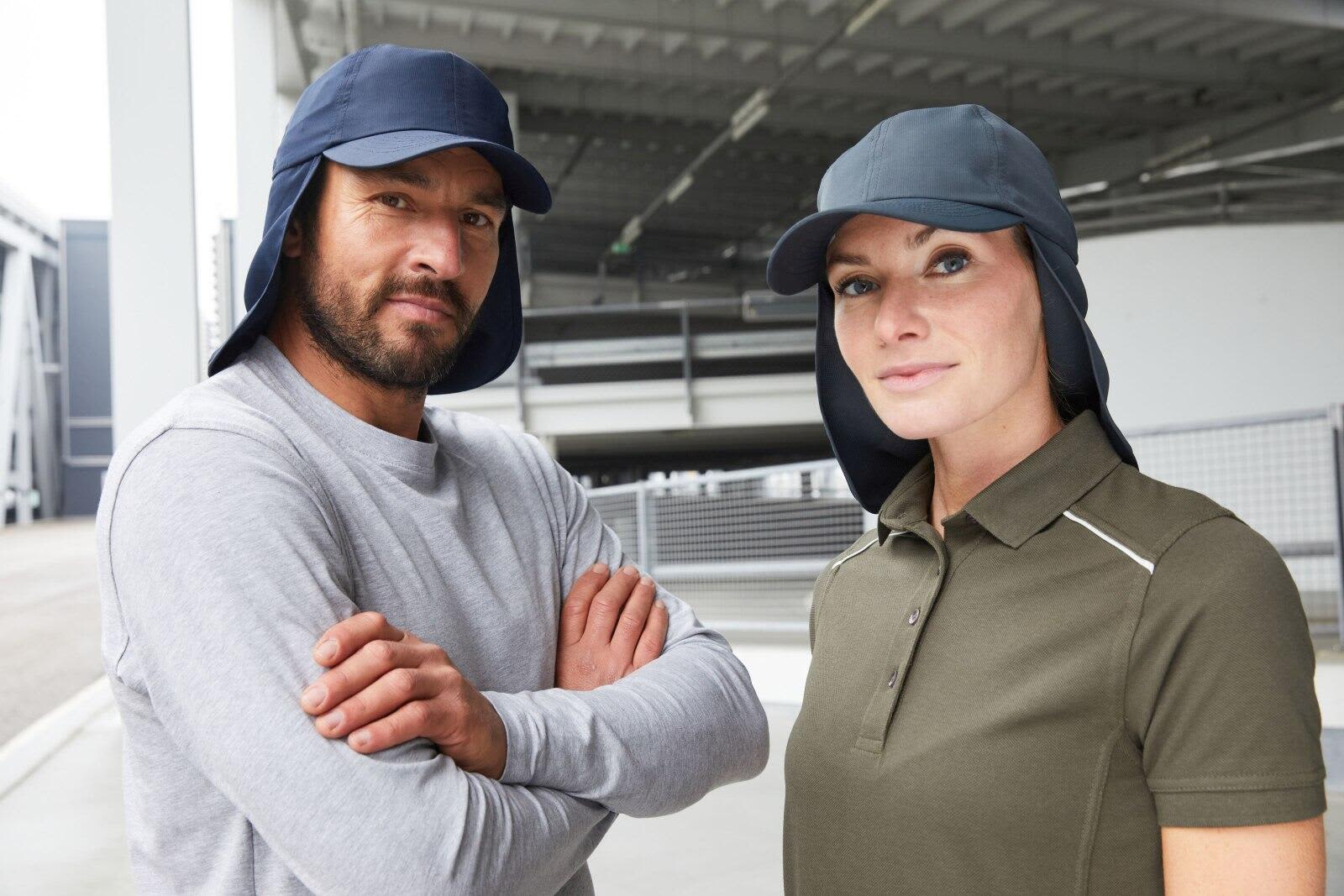 6 Panel Cap w/ Neck Guard
