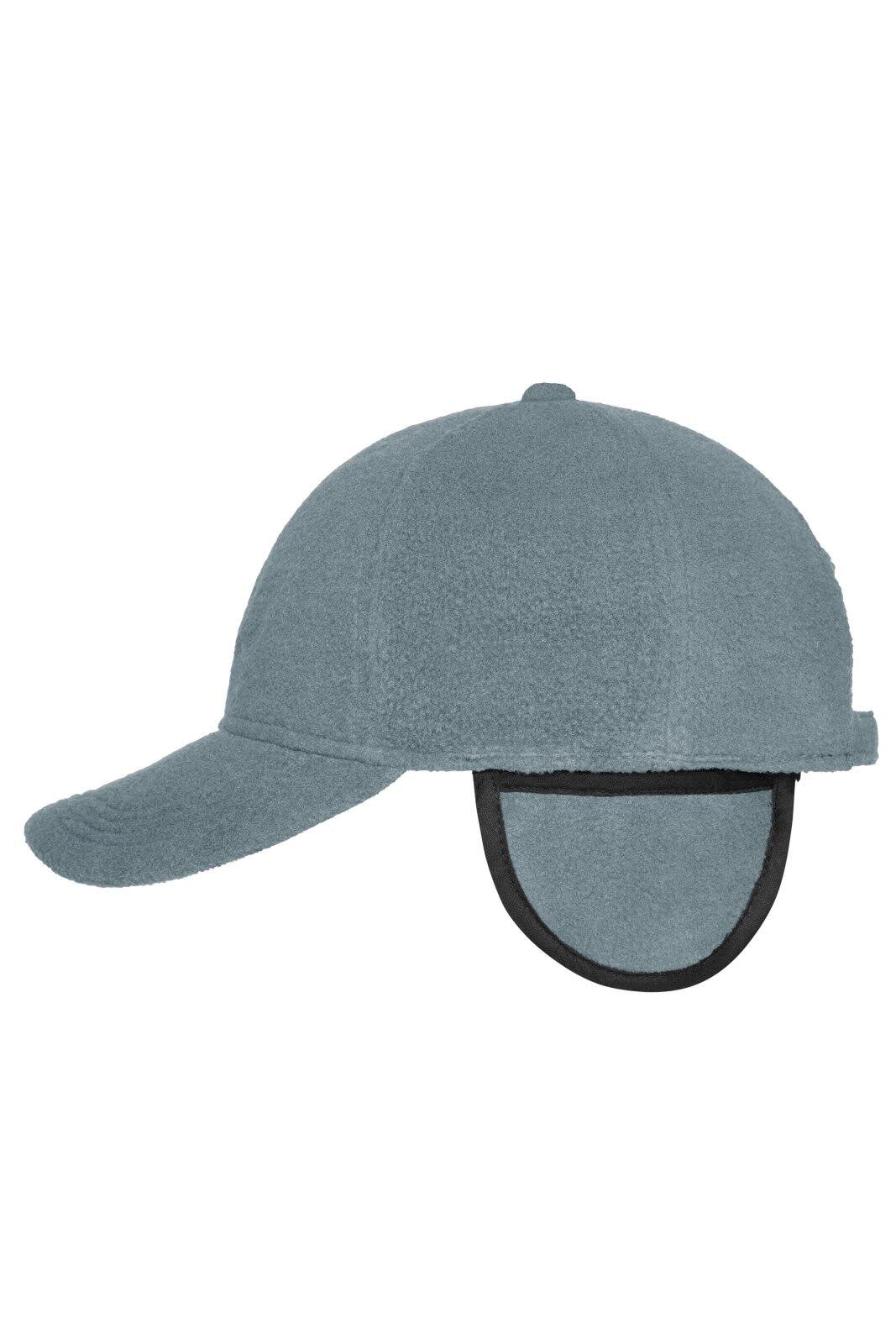 6 Panel Fleece Cap w/ Earflaps
