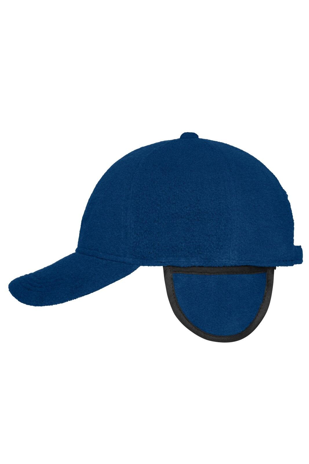 6 Panel Fleece Cap w/ Earflaps