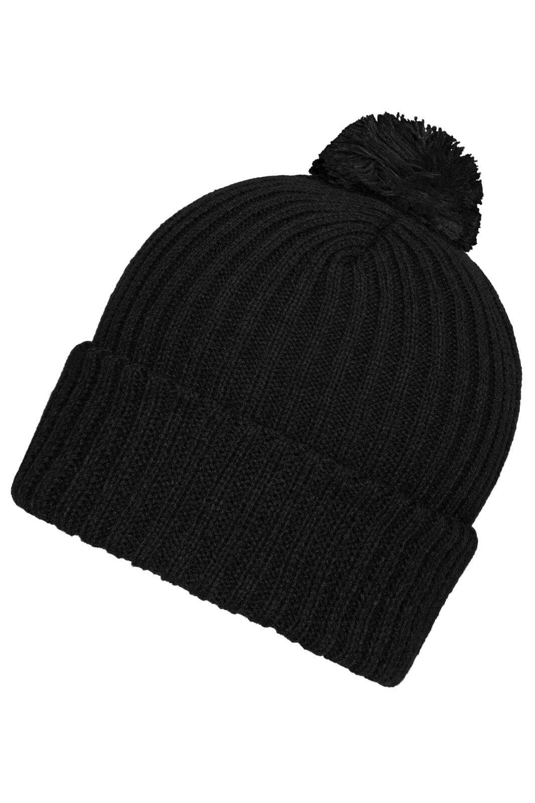 Knitted Beanie w/ Pompon