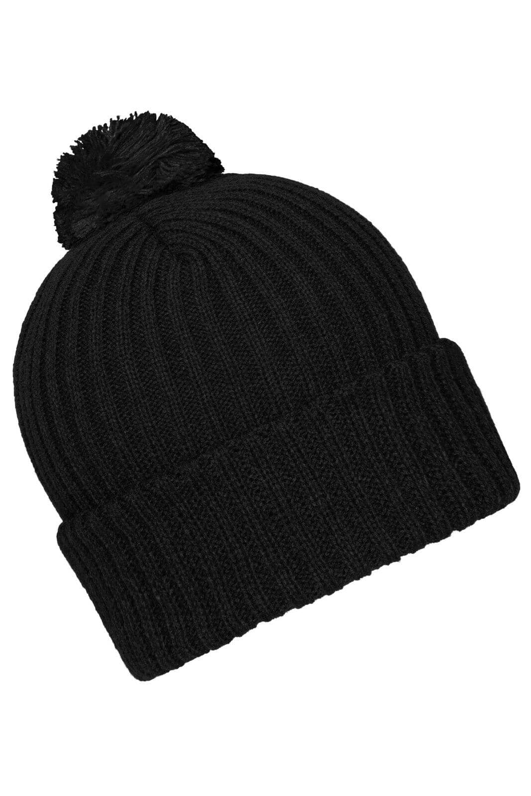Knitted Beanie w/ Pompon