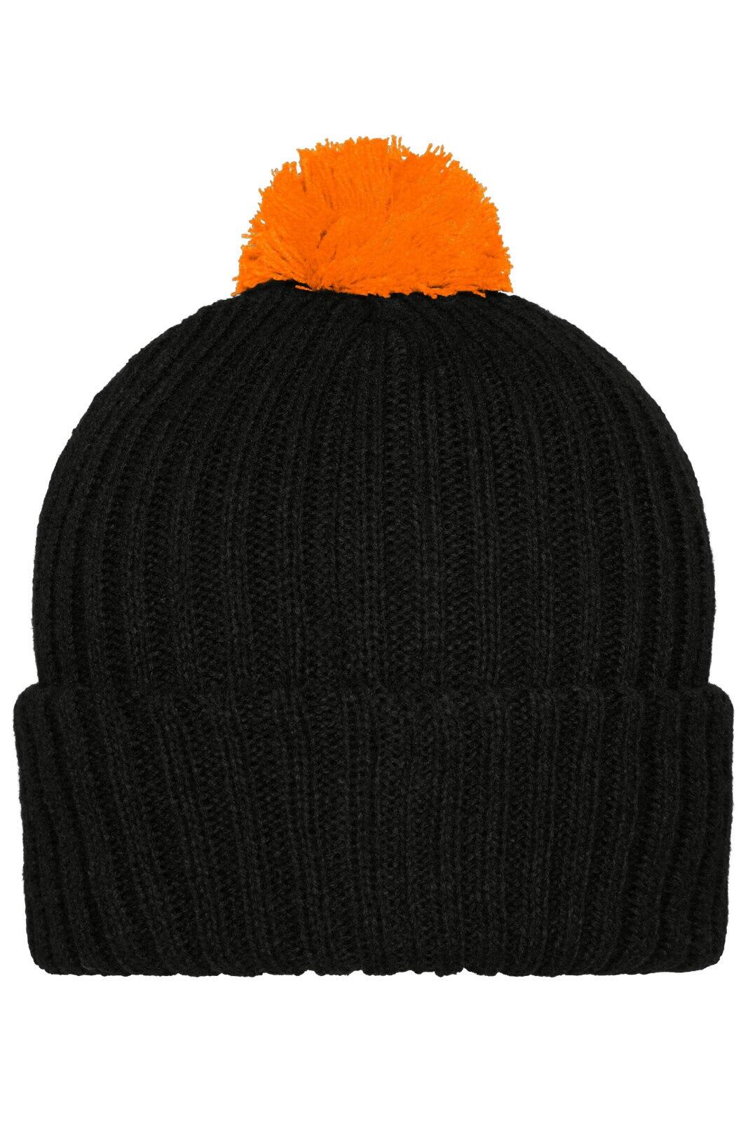 Knitted Beanie w/ Pompon
