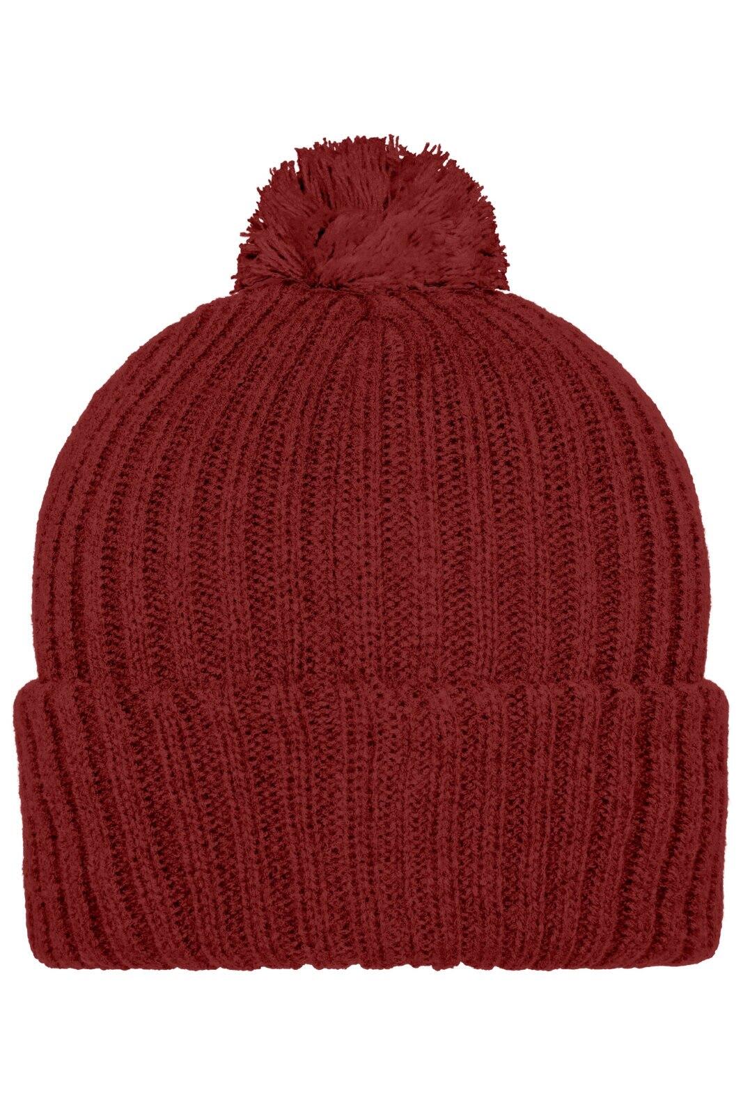 Knitted Beanie w/ Pompon