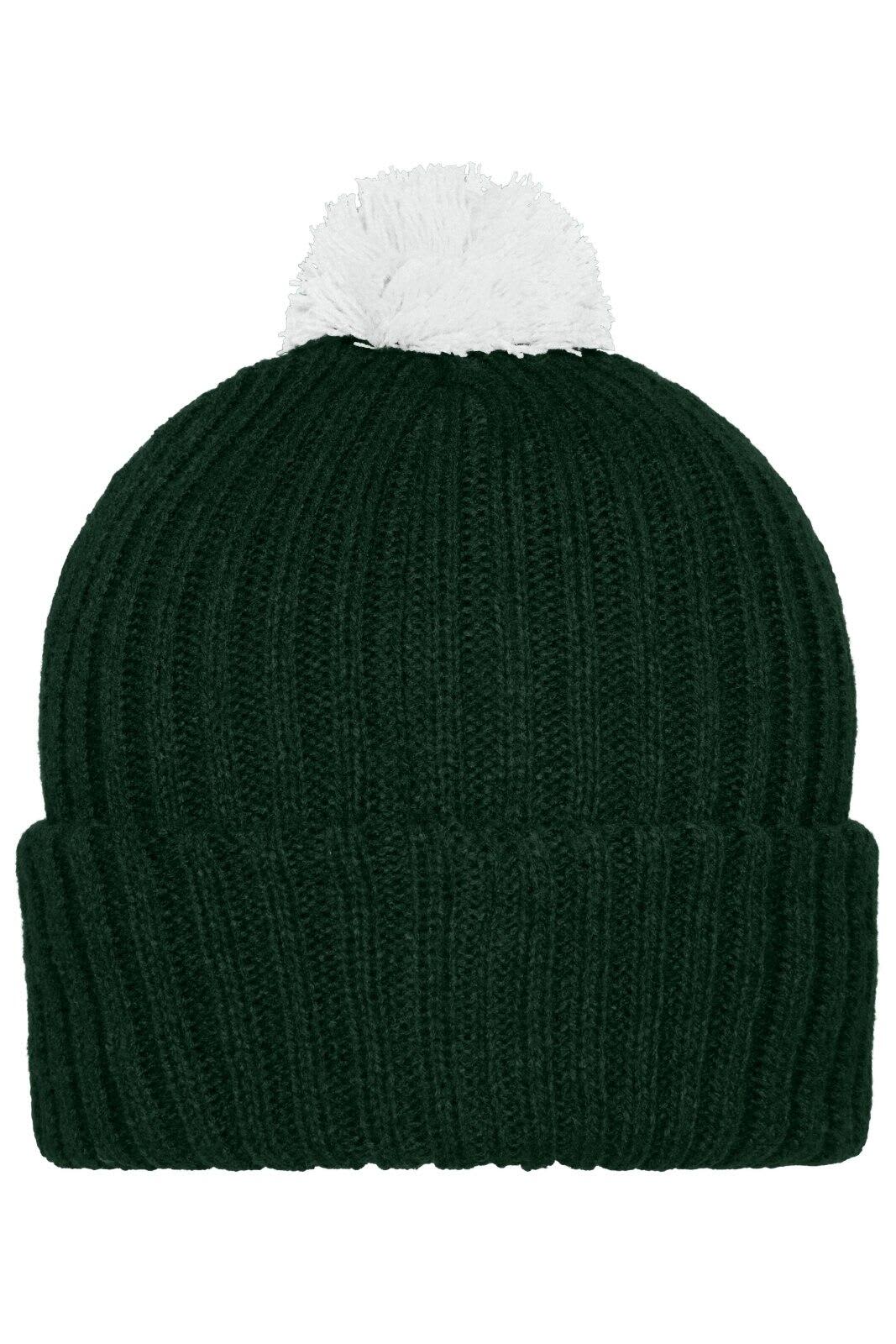 Knitted Beanie w/ Pompon