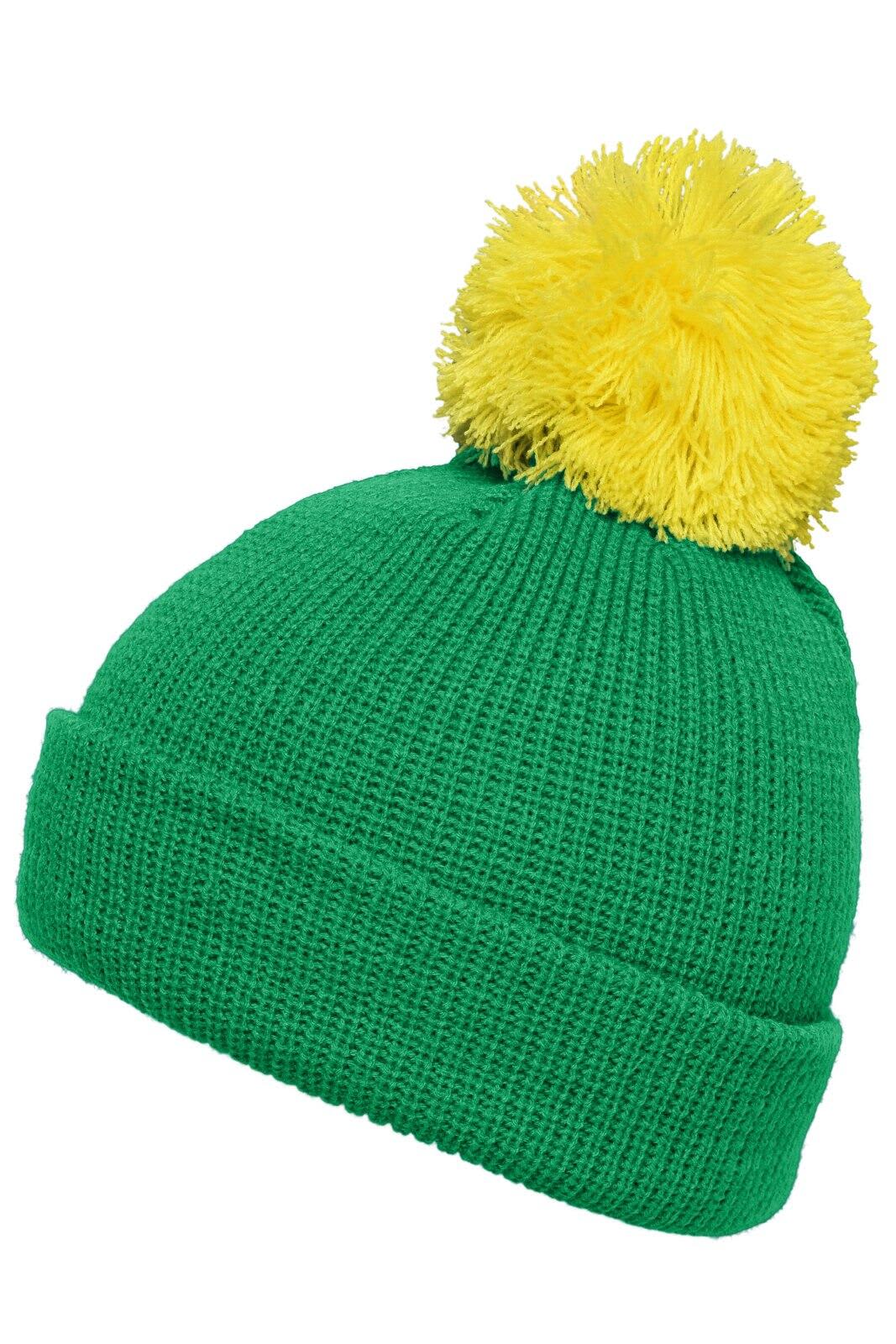 Pompon Hat w/ Brim