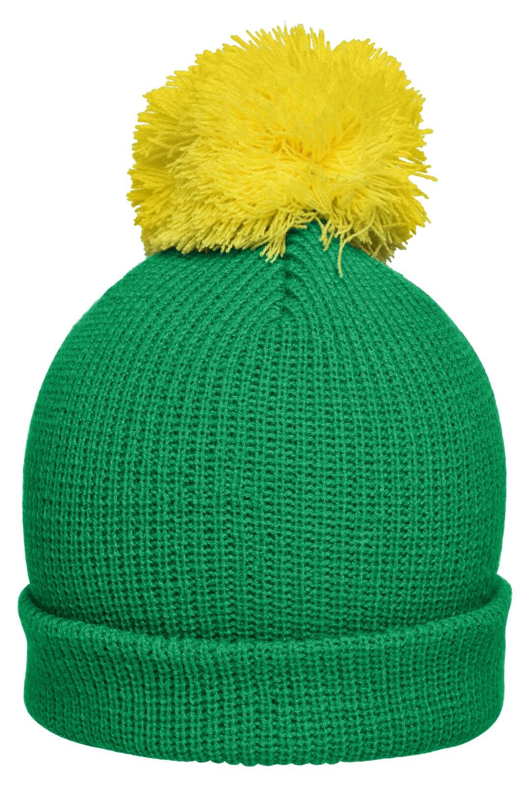 Pompon Hat w/ Brim