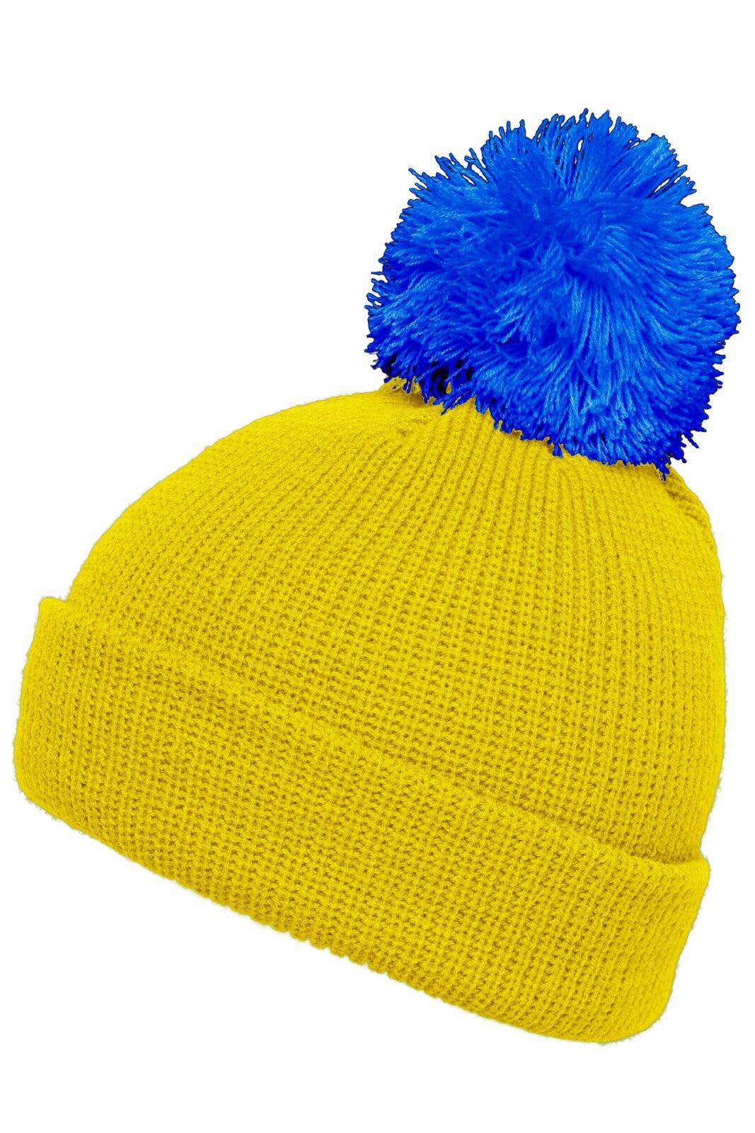 Pompon Hat w/ Brim