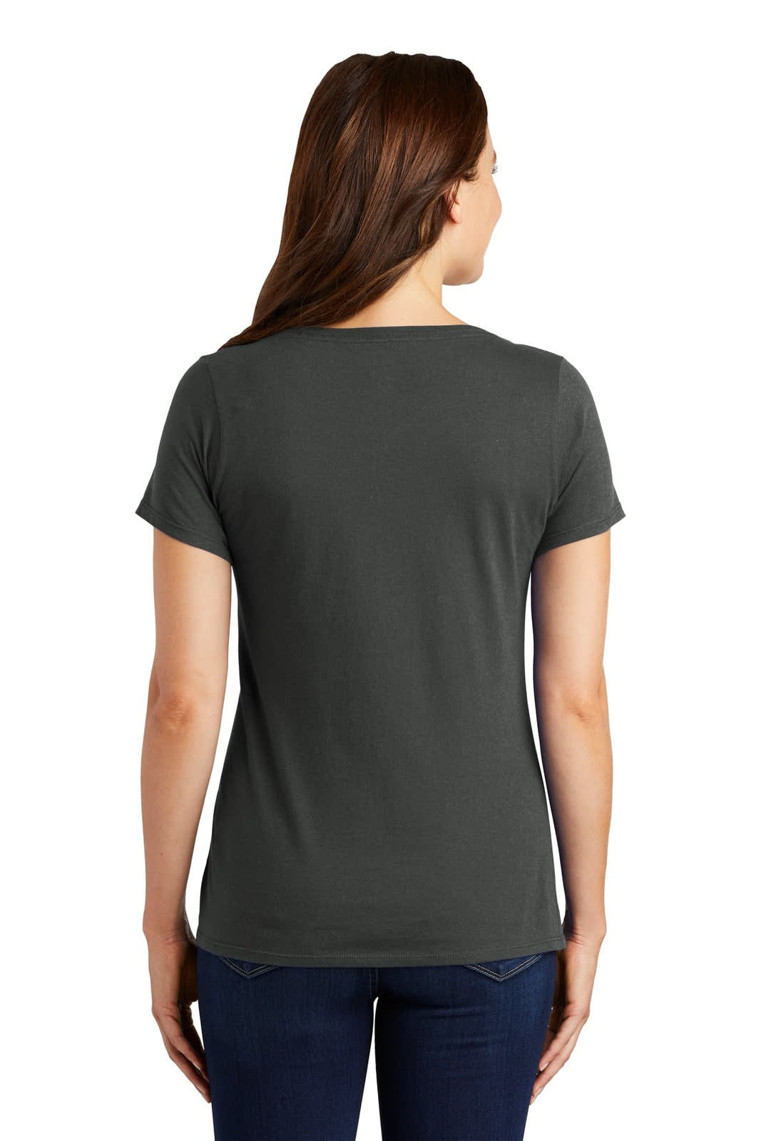 Nike Ladies Dri-FIT Cotton/Poly Scoop Neck Tee