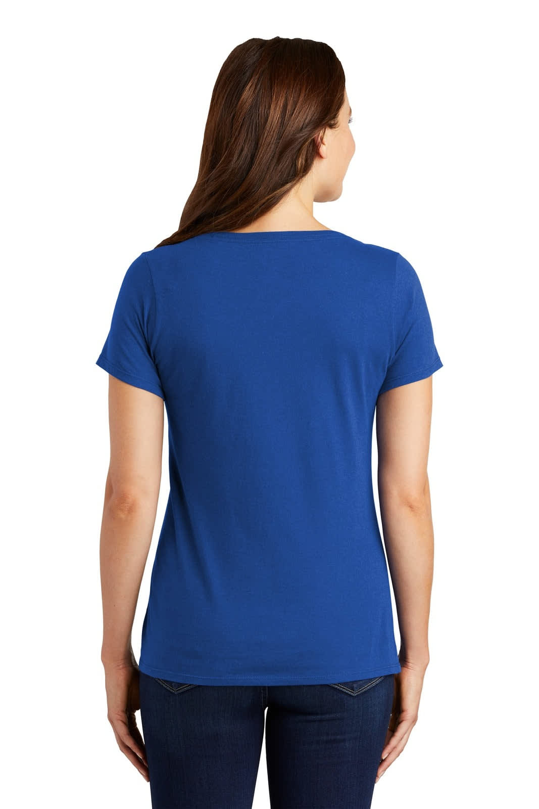 Nike Ladies Dri-FIT Cotton/Poly Scoop Neck Tee