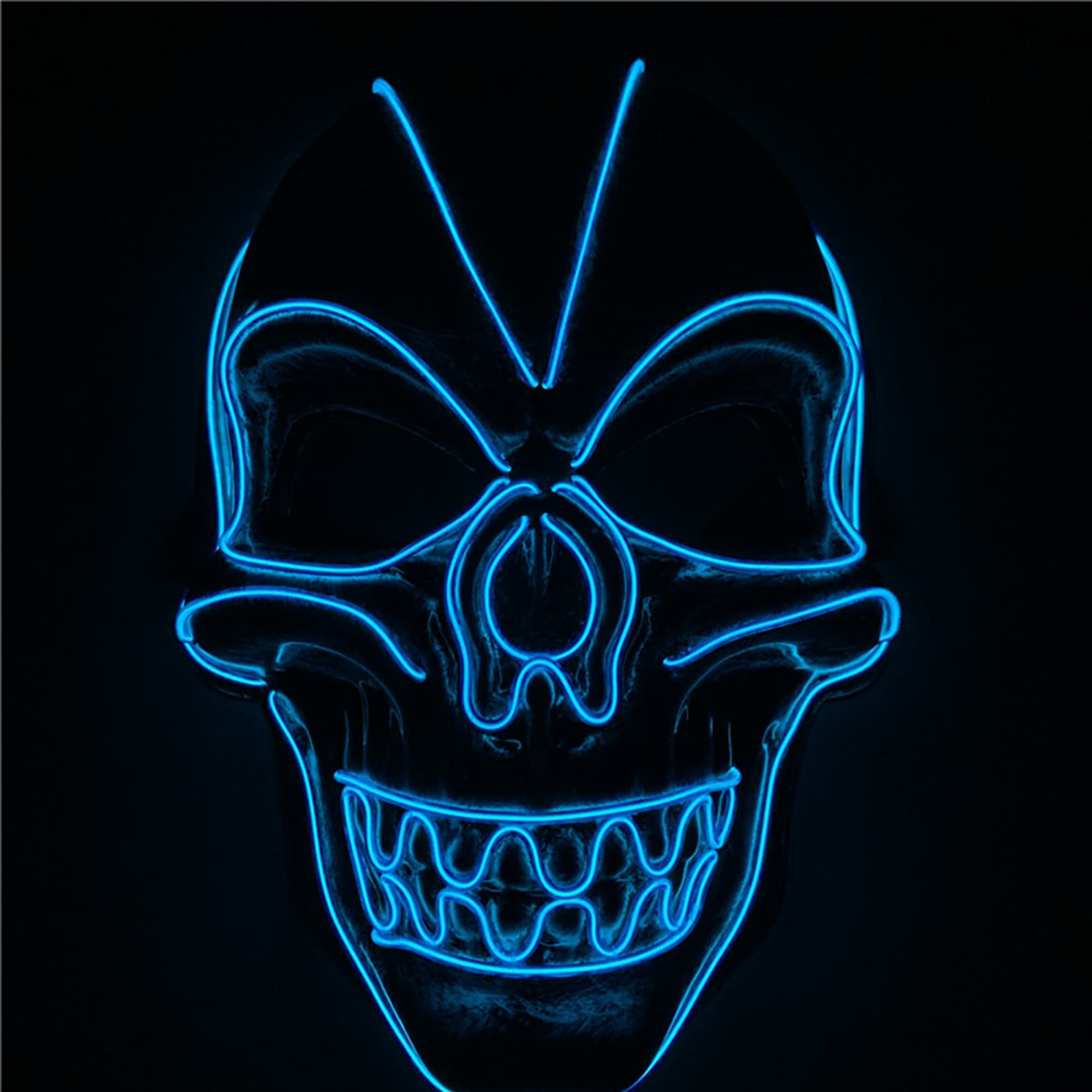 Halloween Skull Light Up Mask