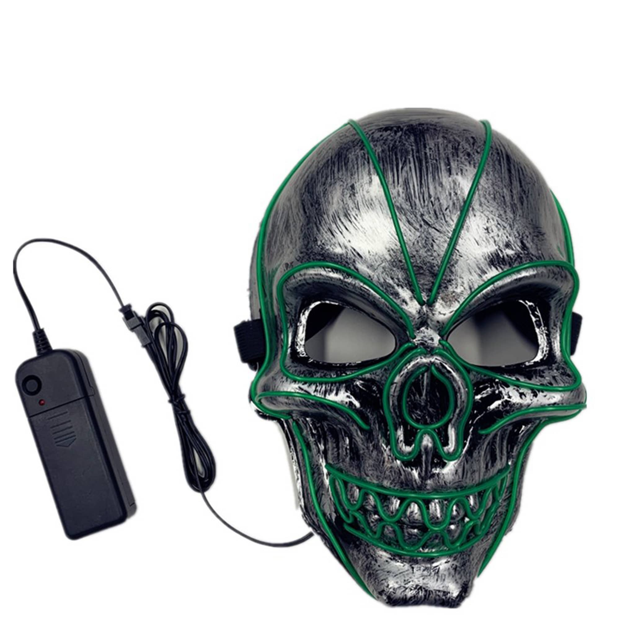 Halloween Skull Light Up Mask