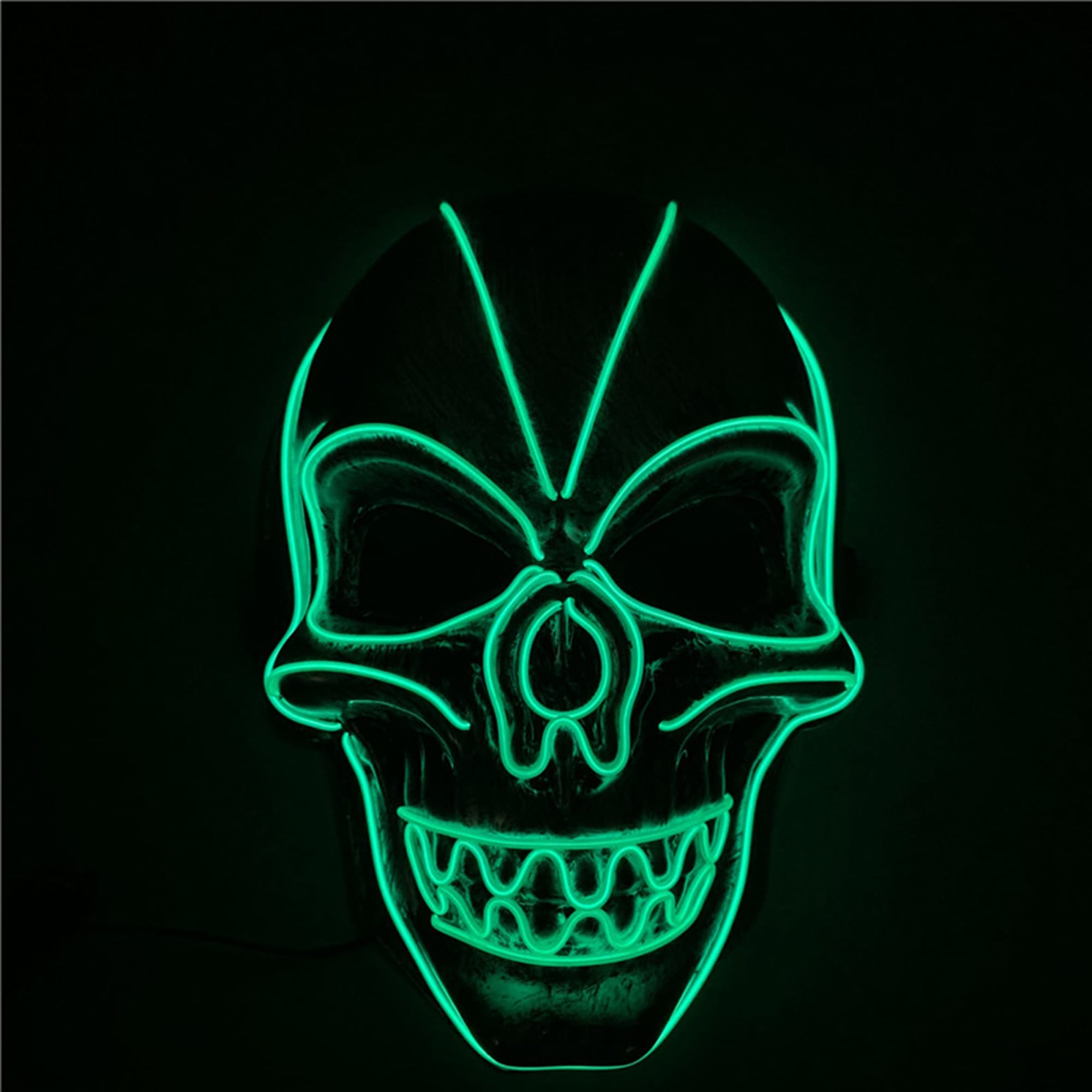Halloween Skull Light Up Mask