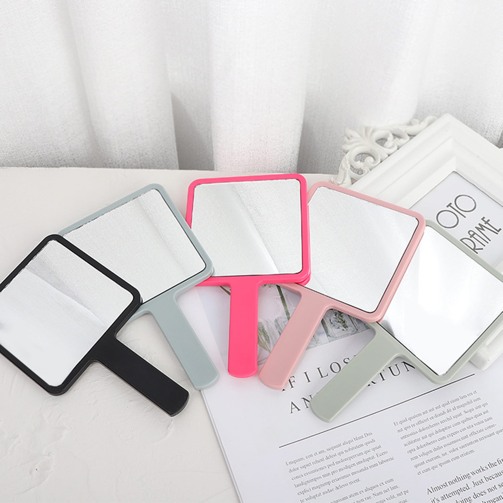 Square Handheld Mirror
