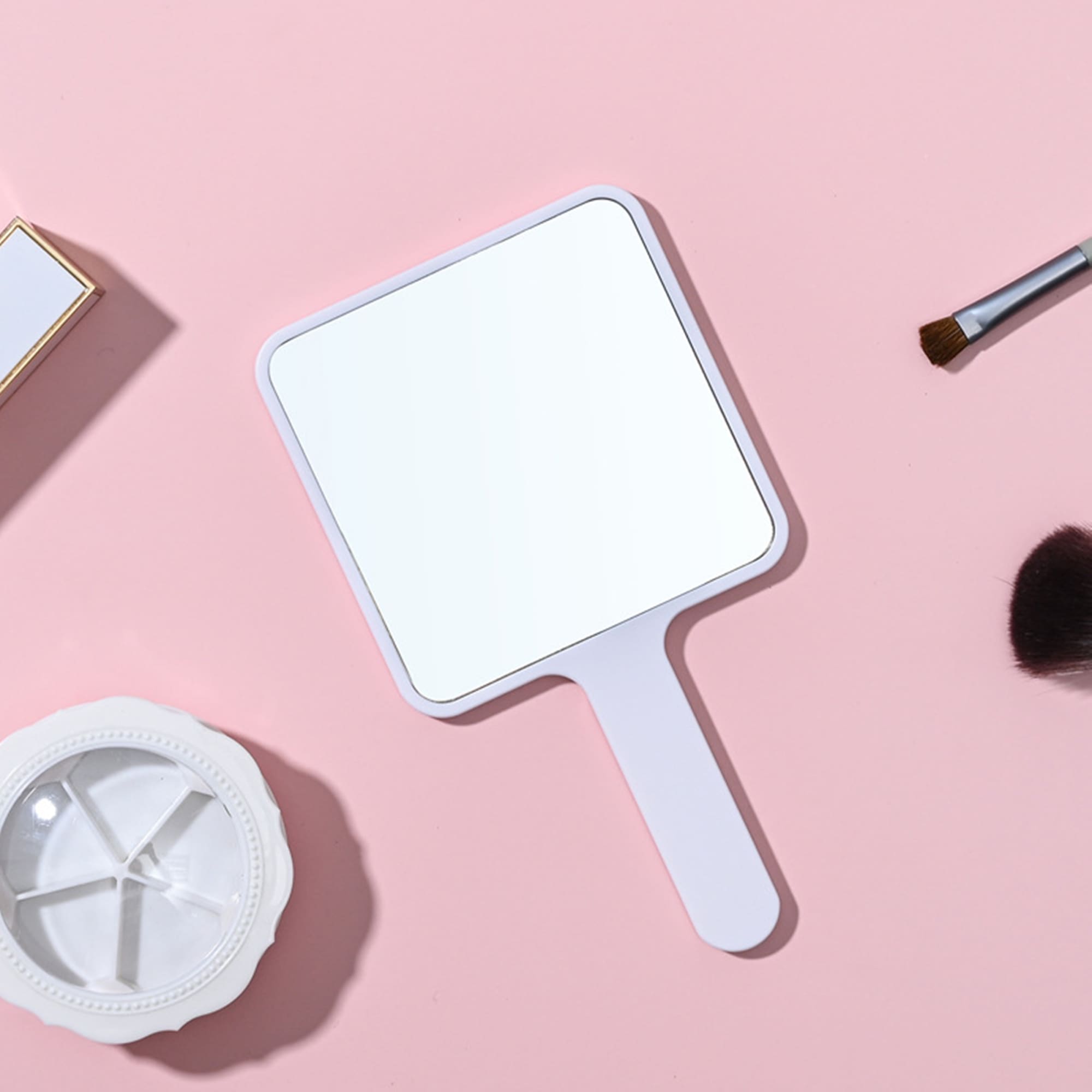 Square Handheld Mirror