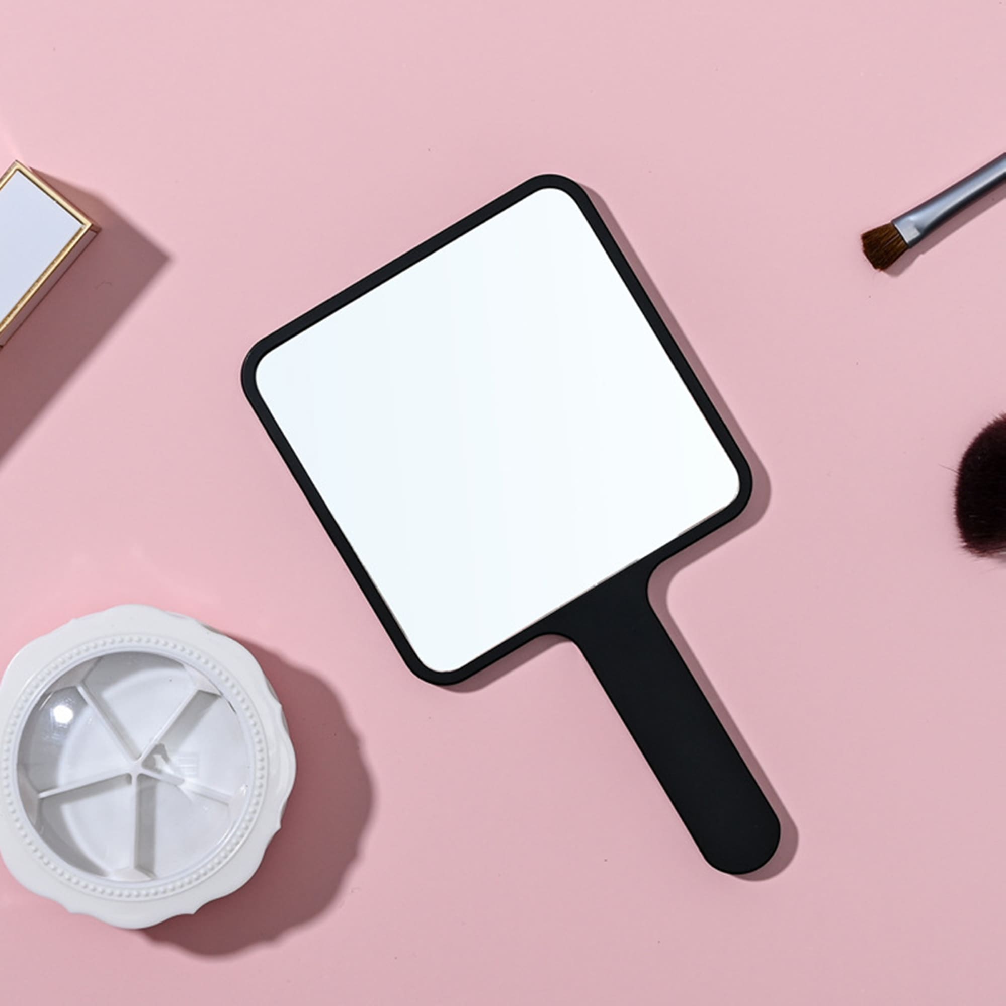 Square Handheld Mirror