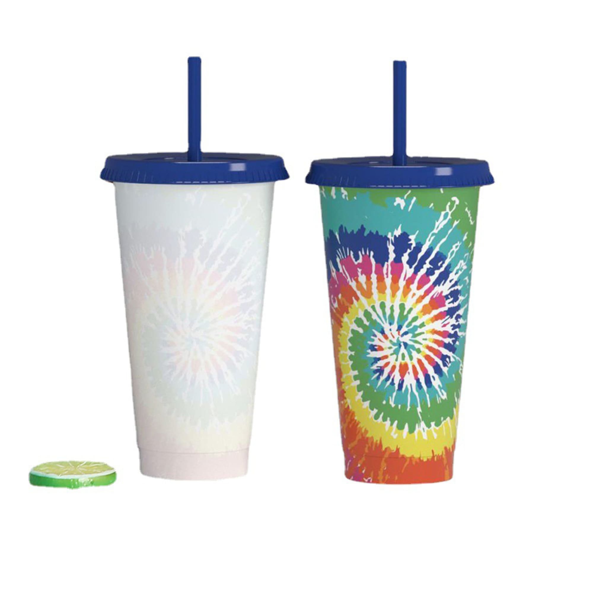 24oz Color Changing Cup with Straw