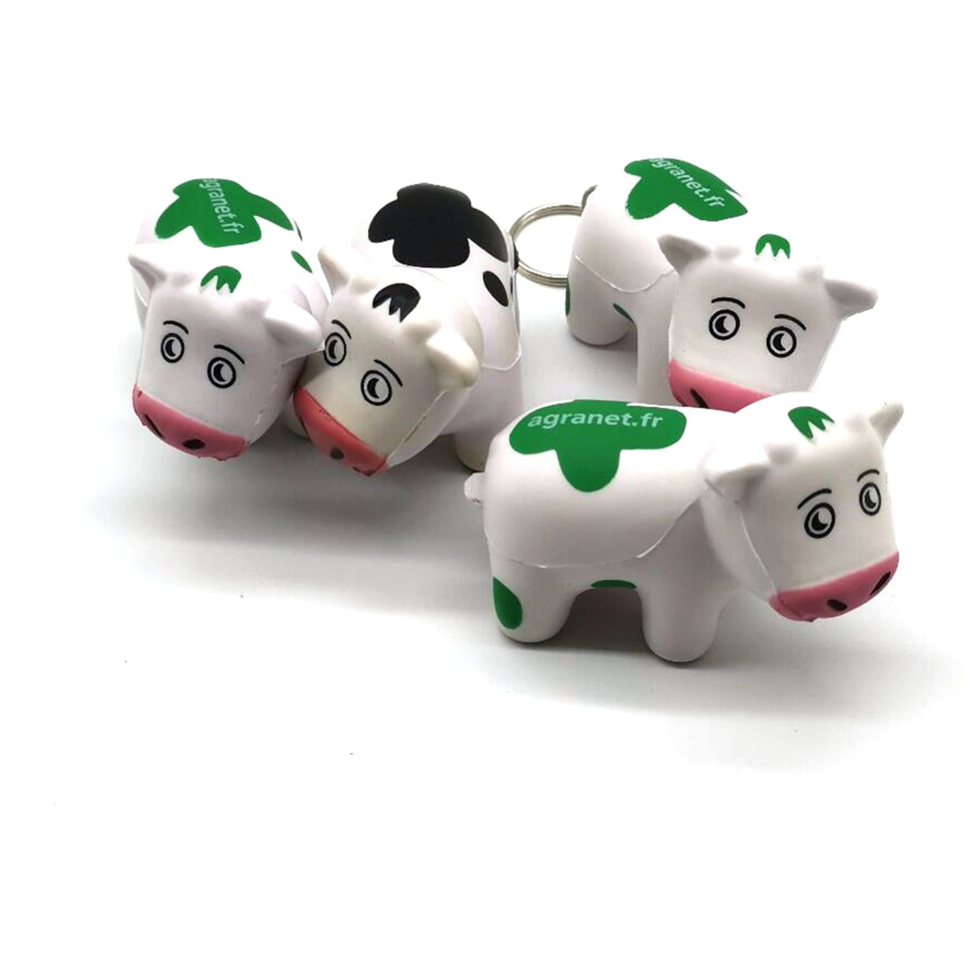 Milk Cow Stress Key Chain