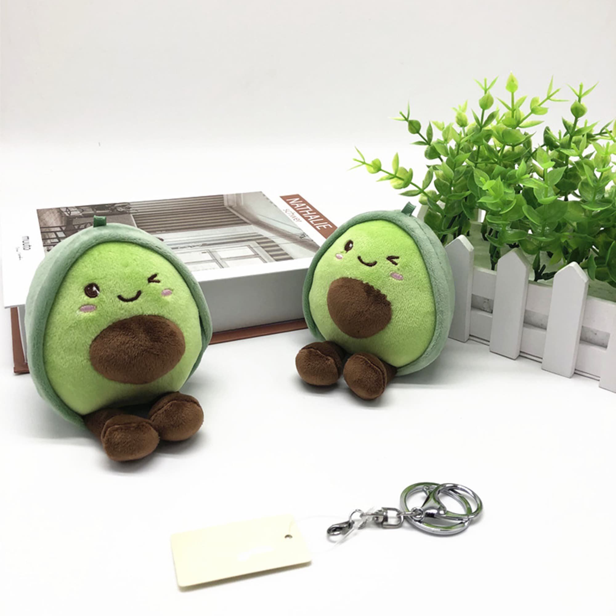 Avocado Doll Key Chain