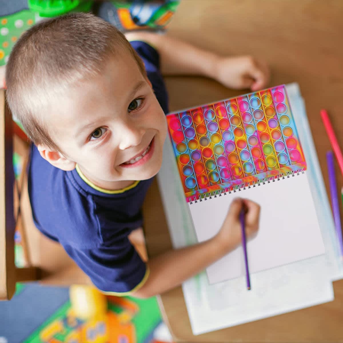 A5 Pop Bubble Fidget Notebook
