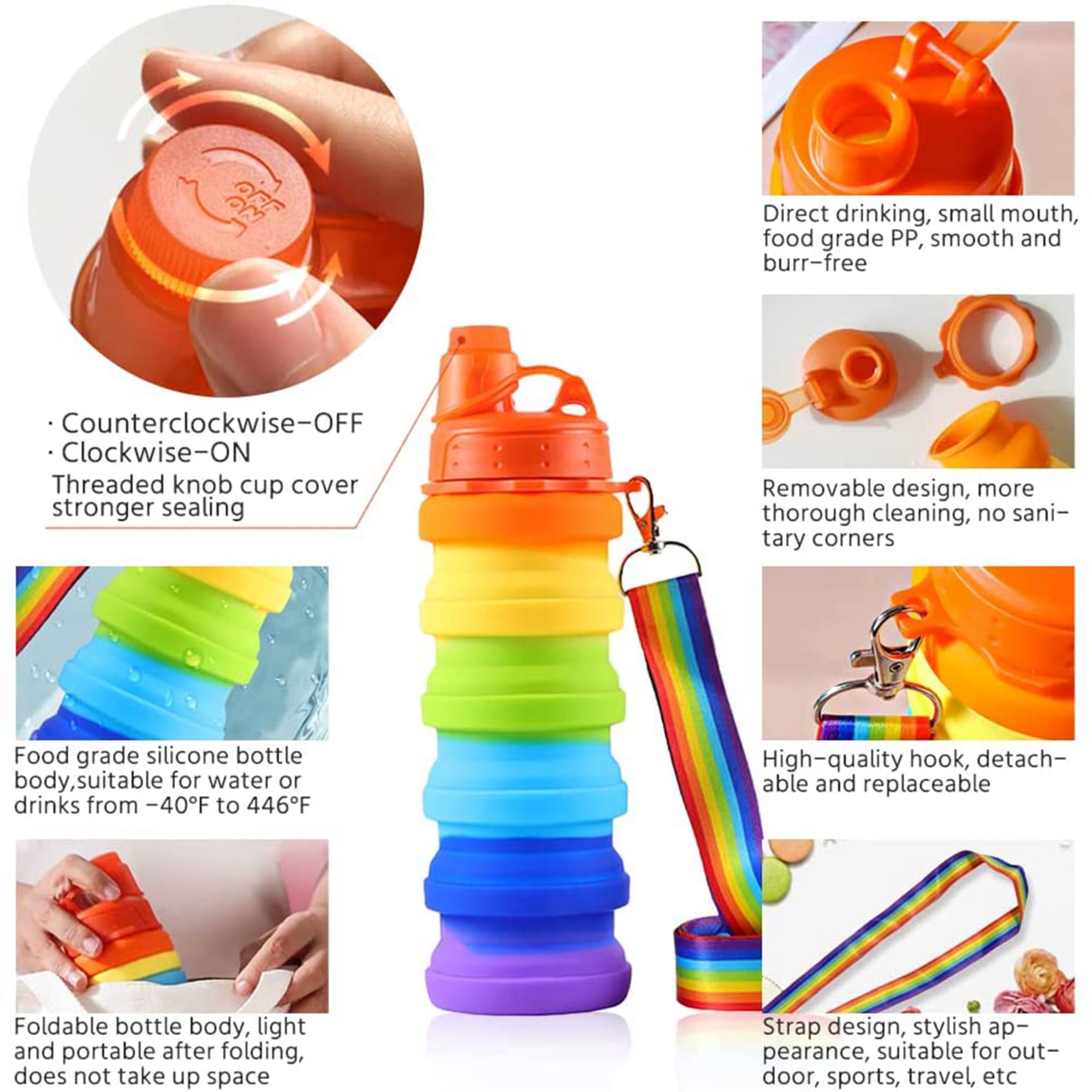 Silicone Folding Bottle