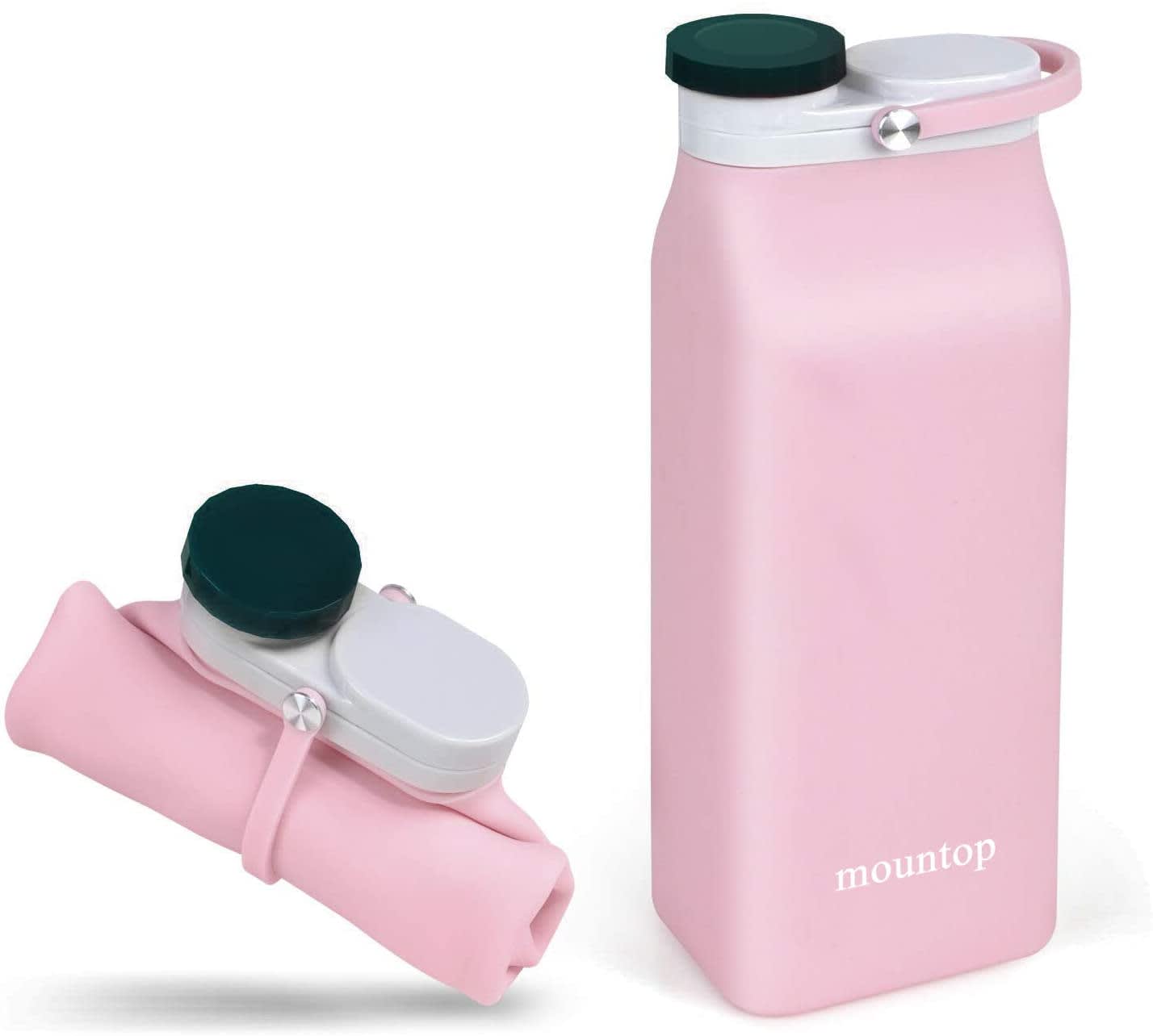 Portable Food Grade Silicone Foldable Travel Reusable Leak Proof Water Bottles
