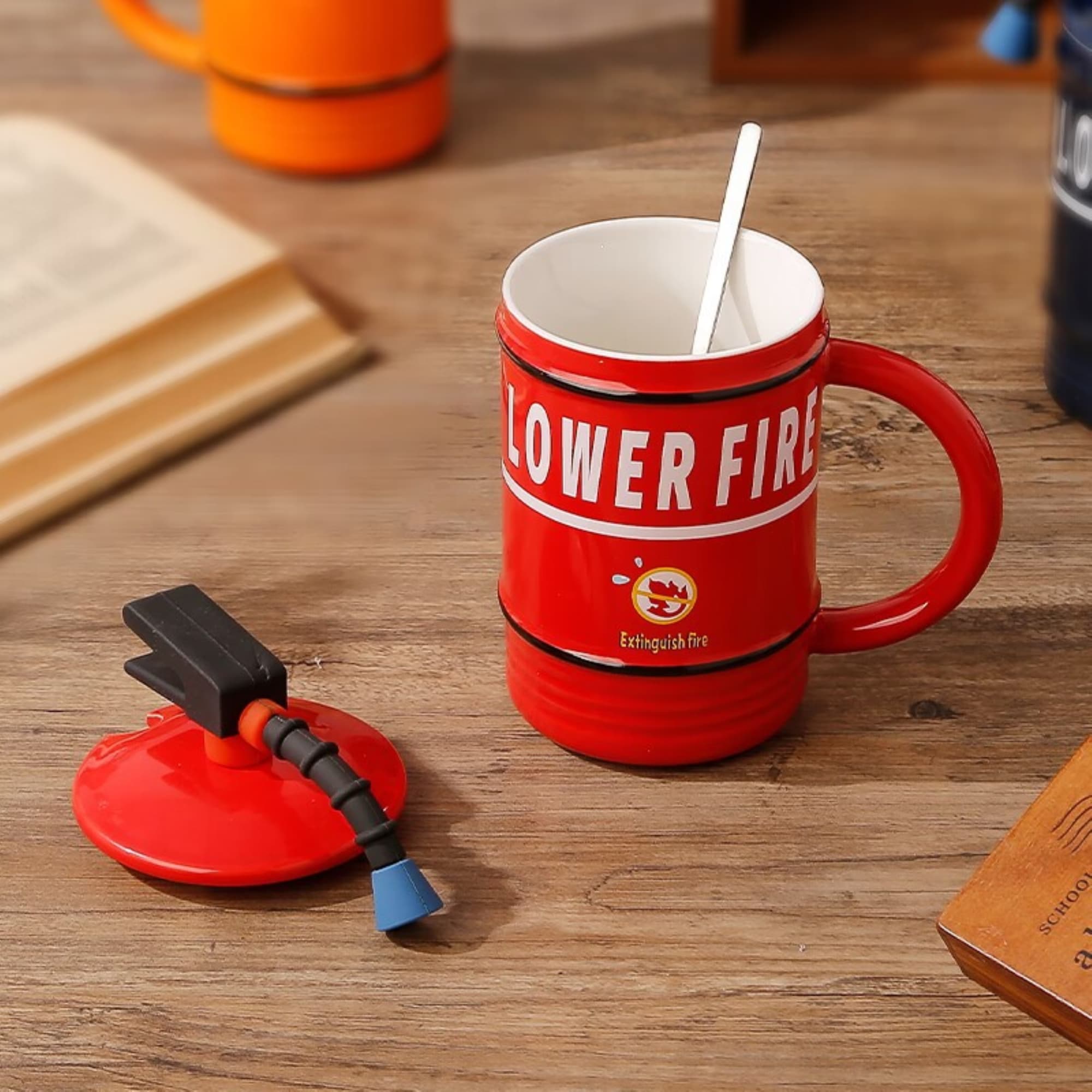 16 oz. Fire Extinguisher Shape Mug