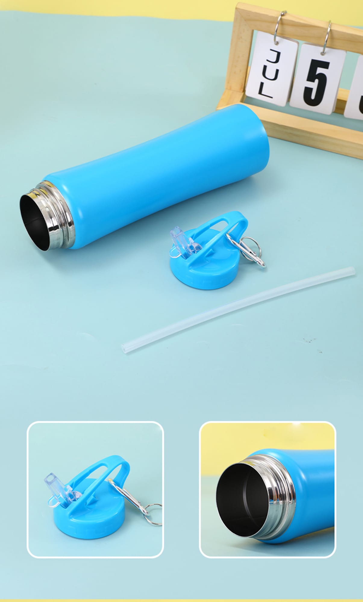 20 oz. Portable Stainless Steel Bottle