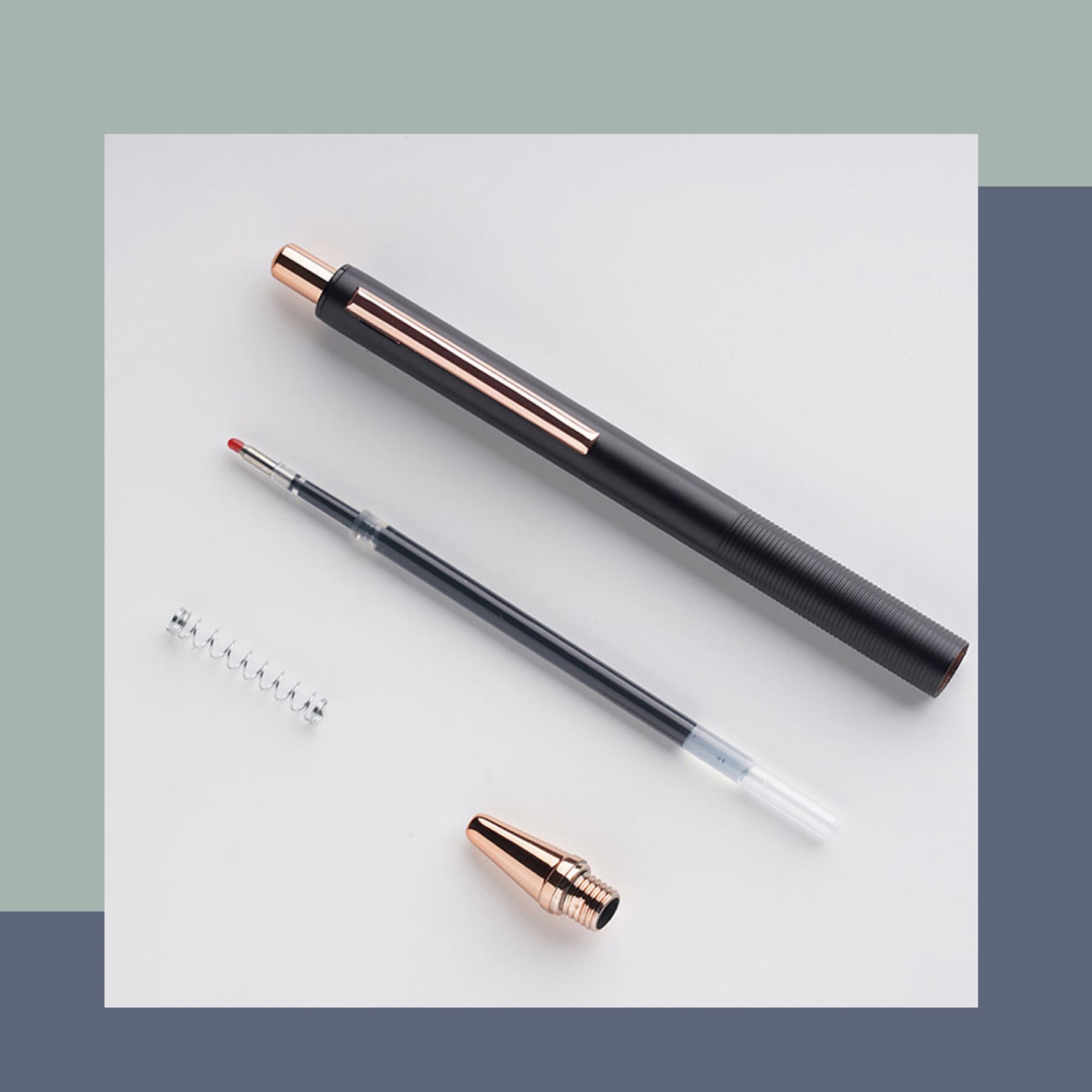 Metal Push-Up Neutral Pen