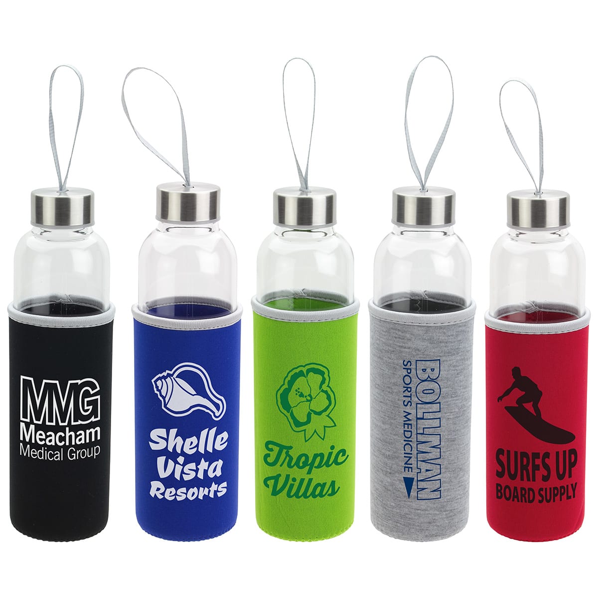 600ml Jupiter Glass Bottle With Neoprene Sleeve