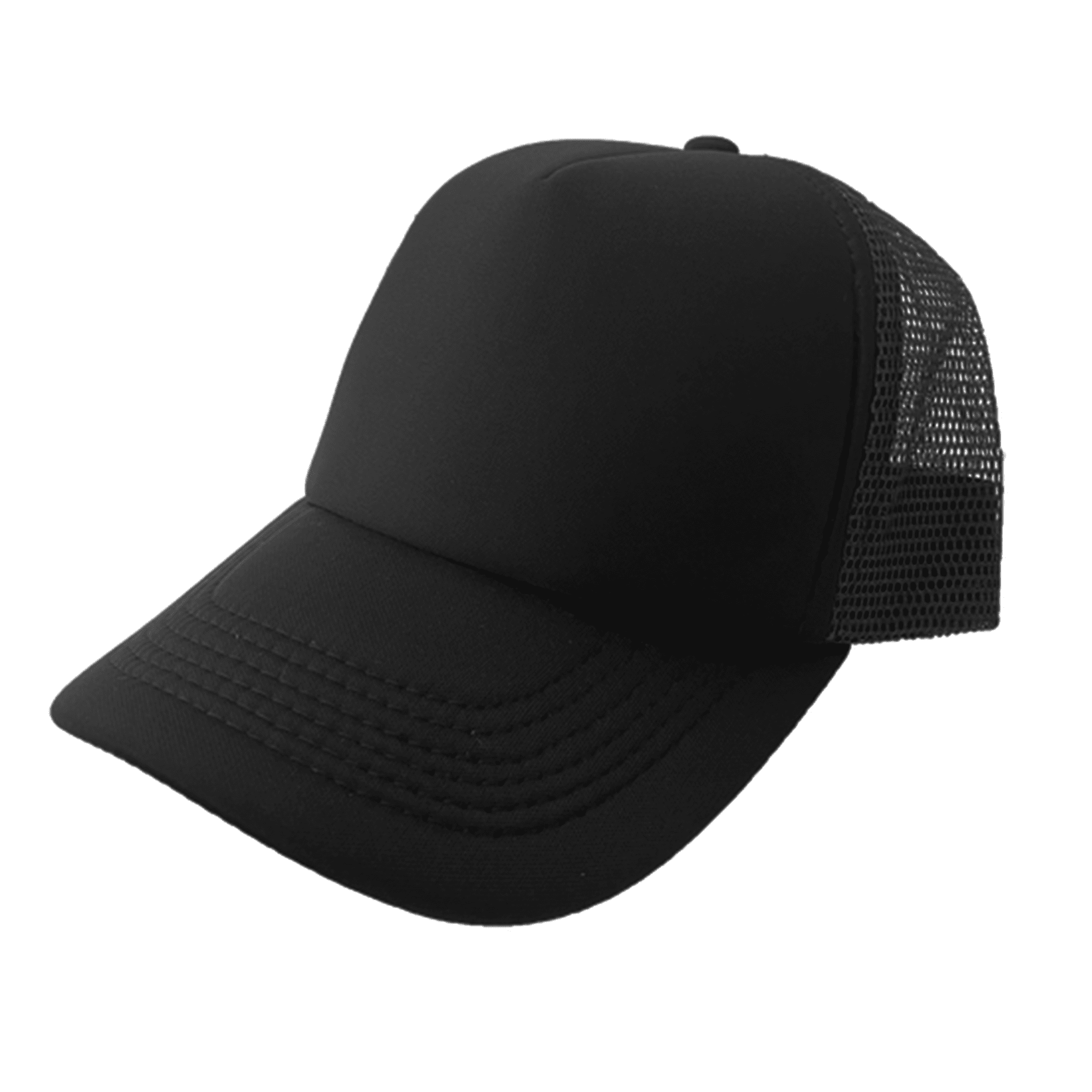 Half Mesh Nylon Foam Trucker Cap