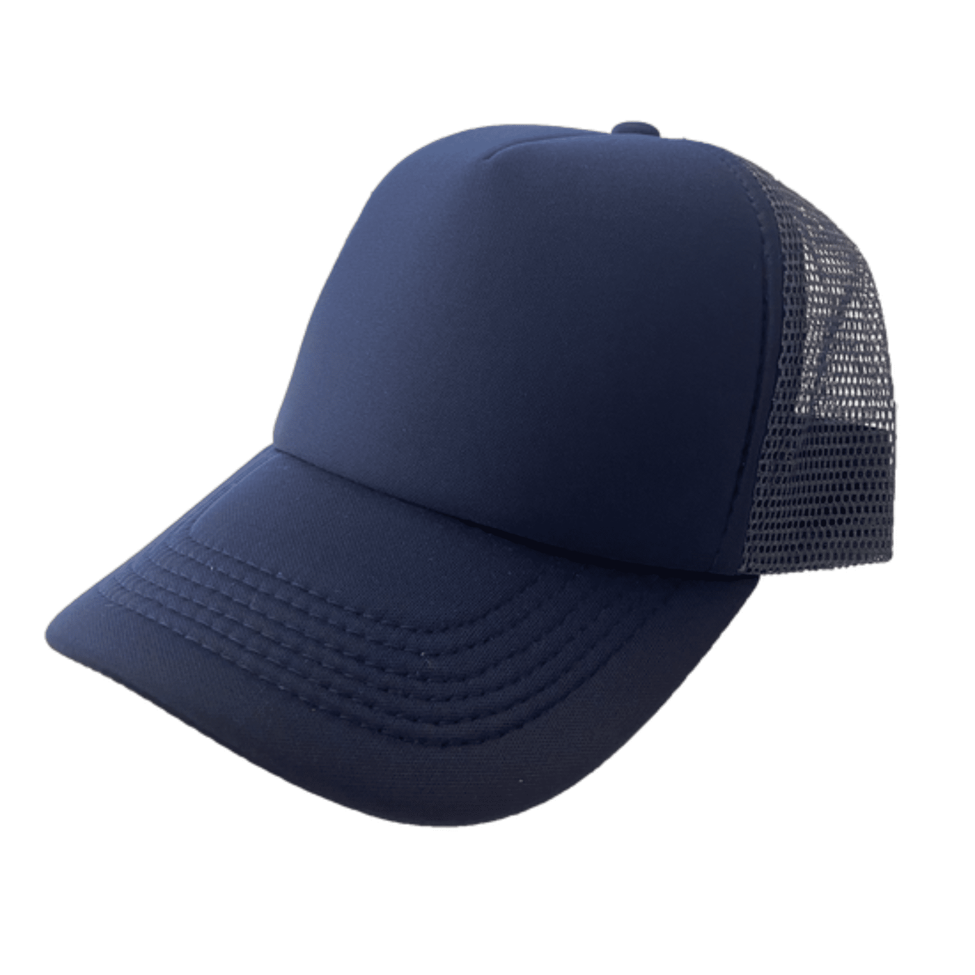 Half Mesh Nylon Foam Trucker Cap